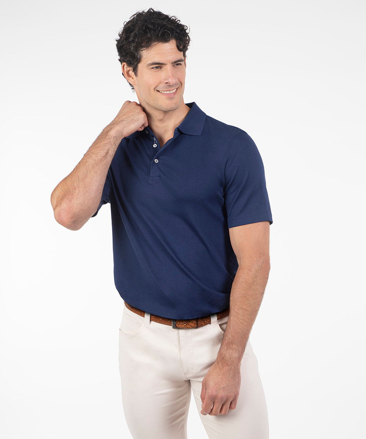 Supreme 100% Cotton Short Sleeve Polo Shirt