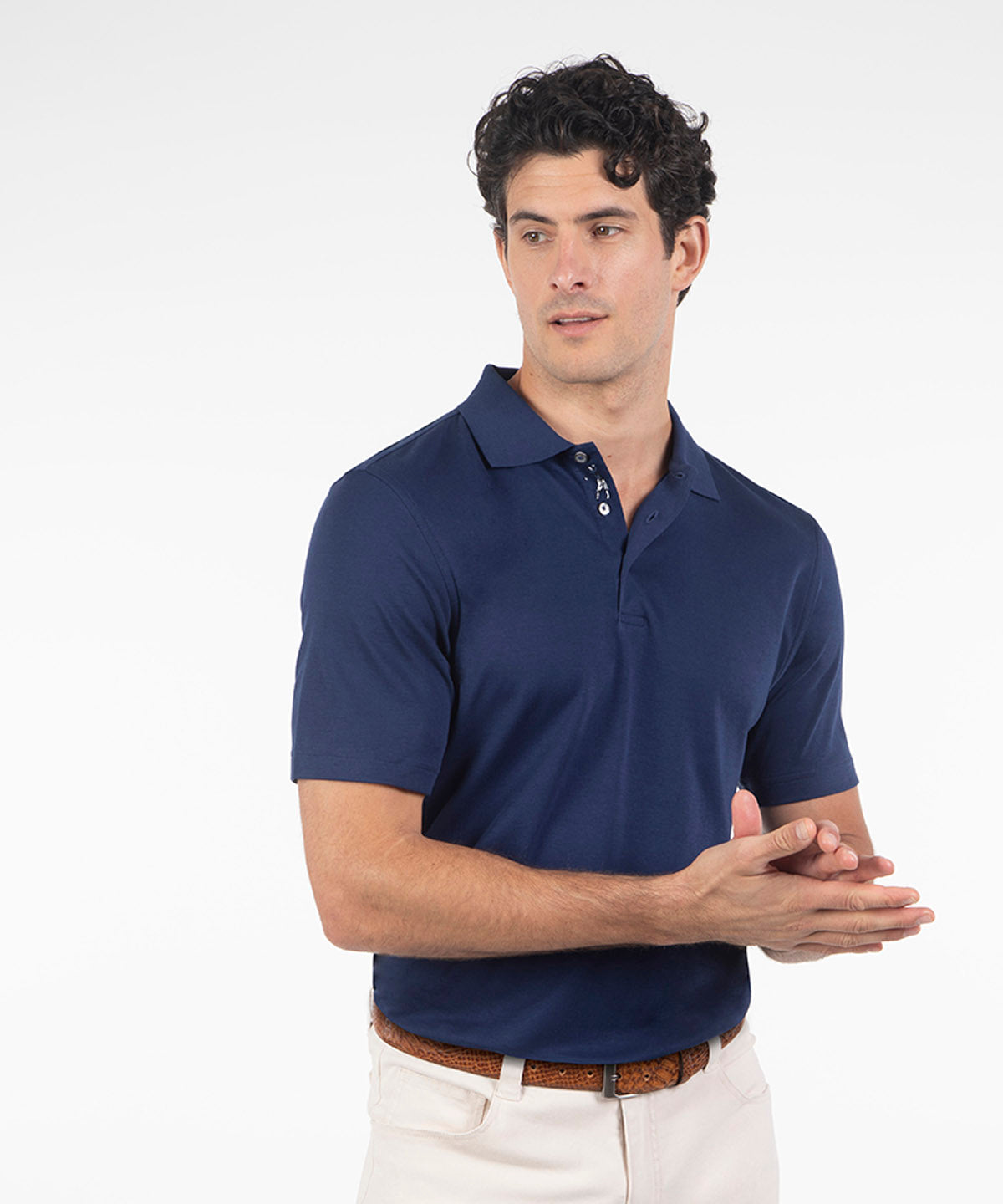 Supreme 100% Cotton Short Sleeve Polo Shirt