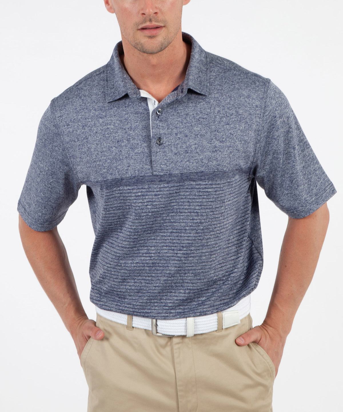 Performance Zuma Jacquard Stripe Polo