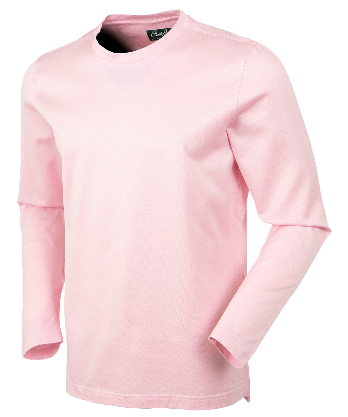 Signature Pima Cotton Lightweight Long-Sleeve Crew Neck T-Shirt