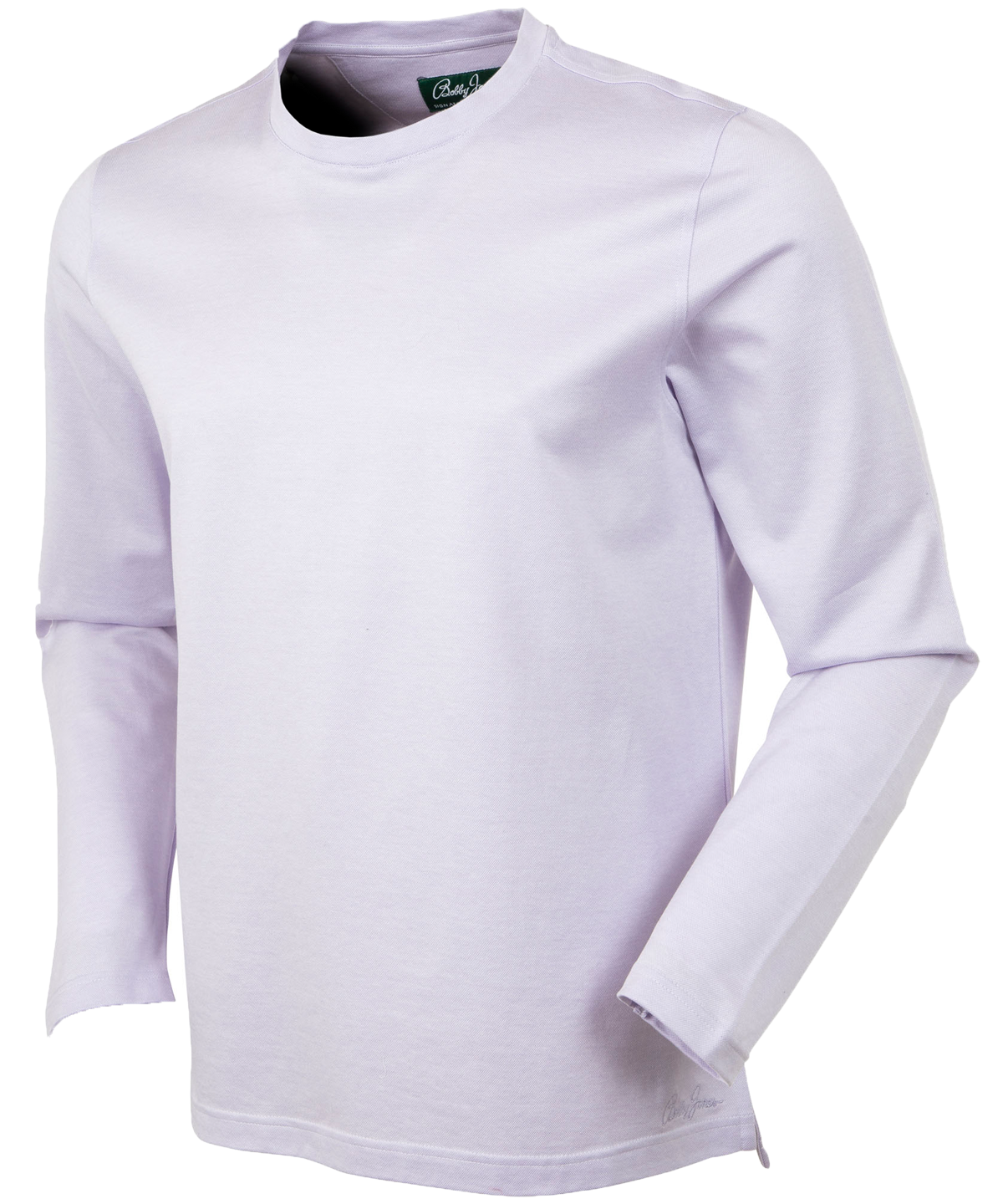 Signature Pima Cotton Lightweight Long-Sleeve Crew Neck T-Shirt