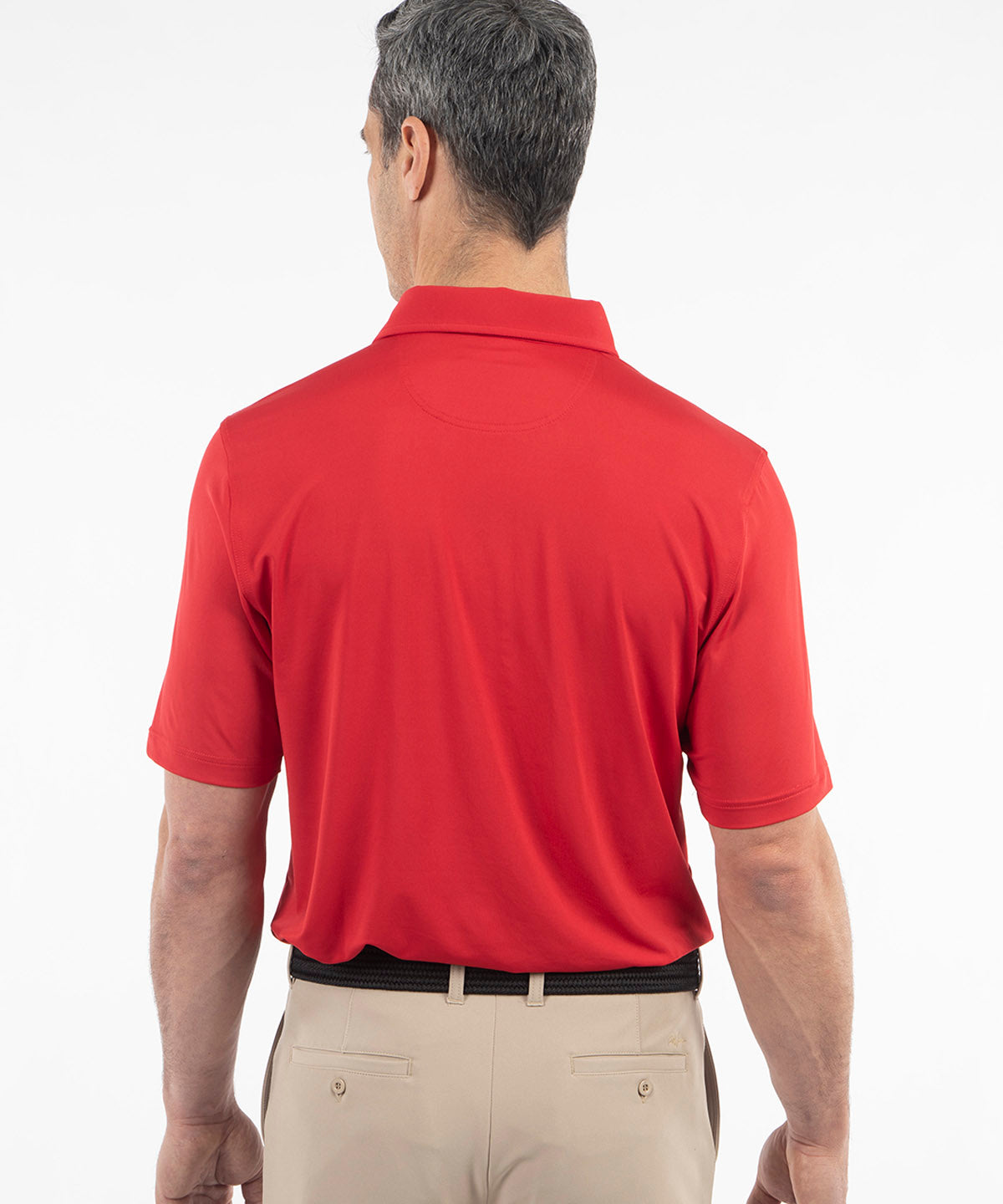 Performance Jersey Solid Polo Shirt
