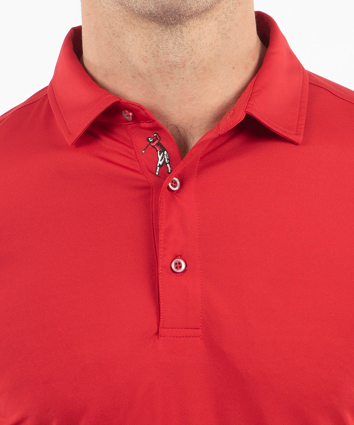 Performance Jersey Solid Polo Shirt
