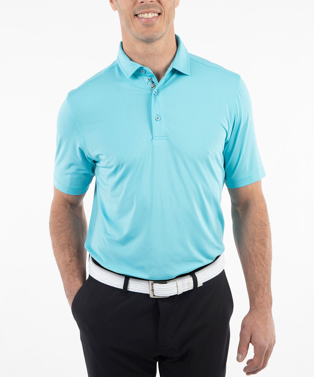 Performance Jersey Solid Polo Shirt
