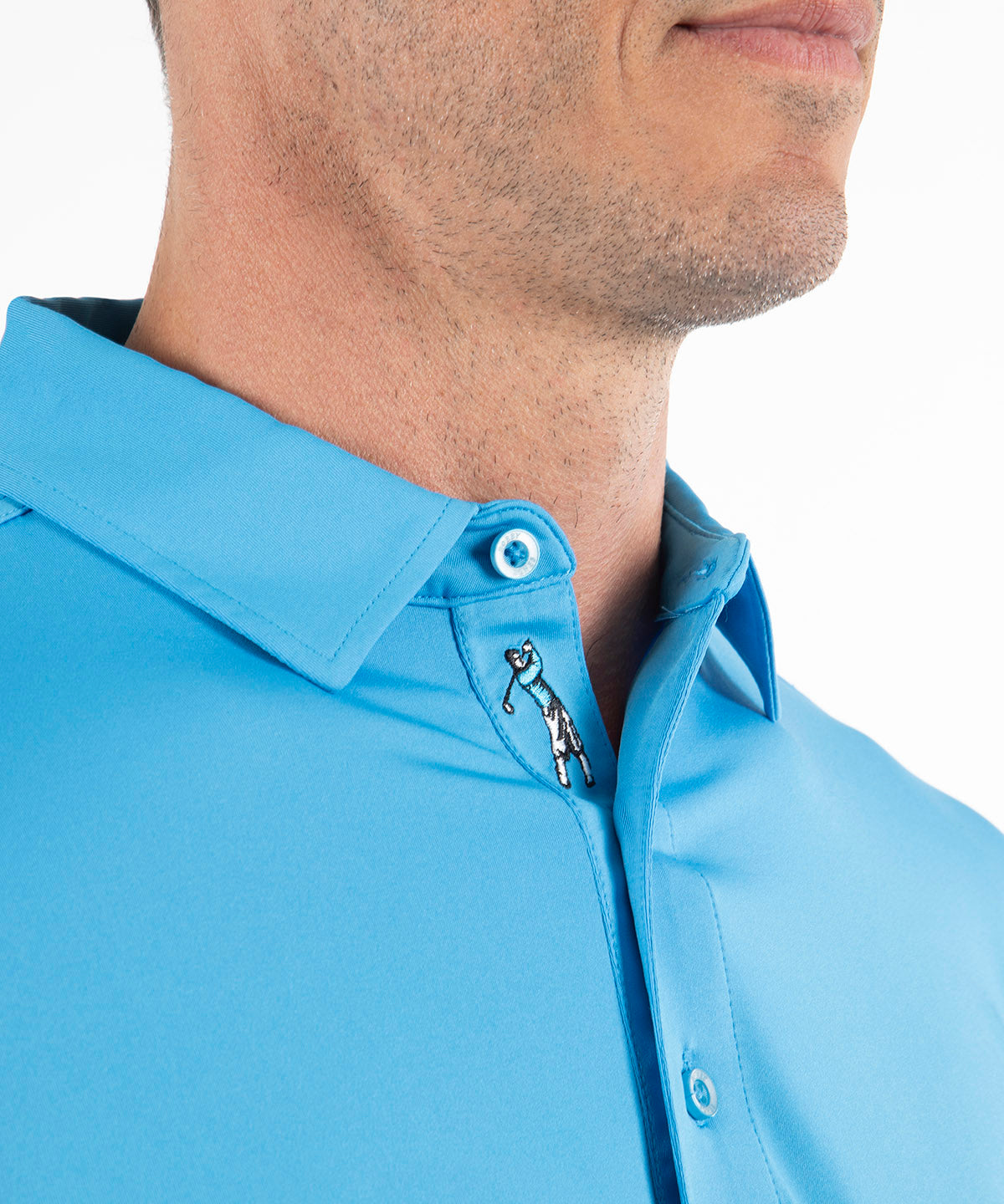 Performance Jersey Solid Polo Shirt
