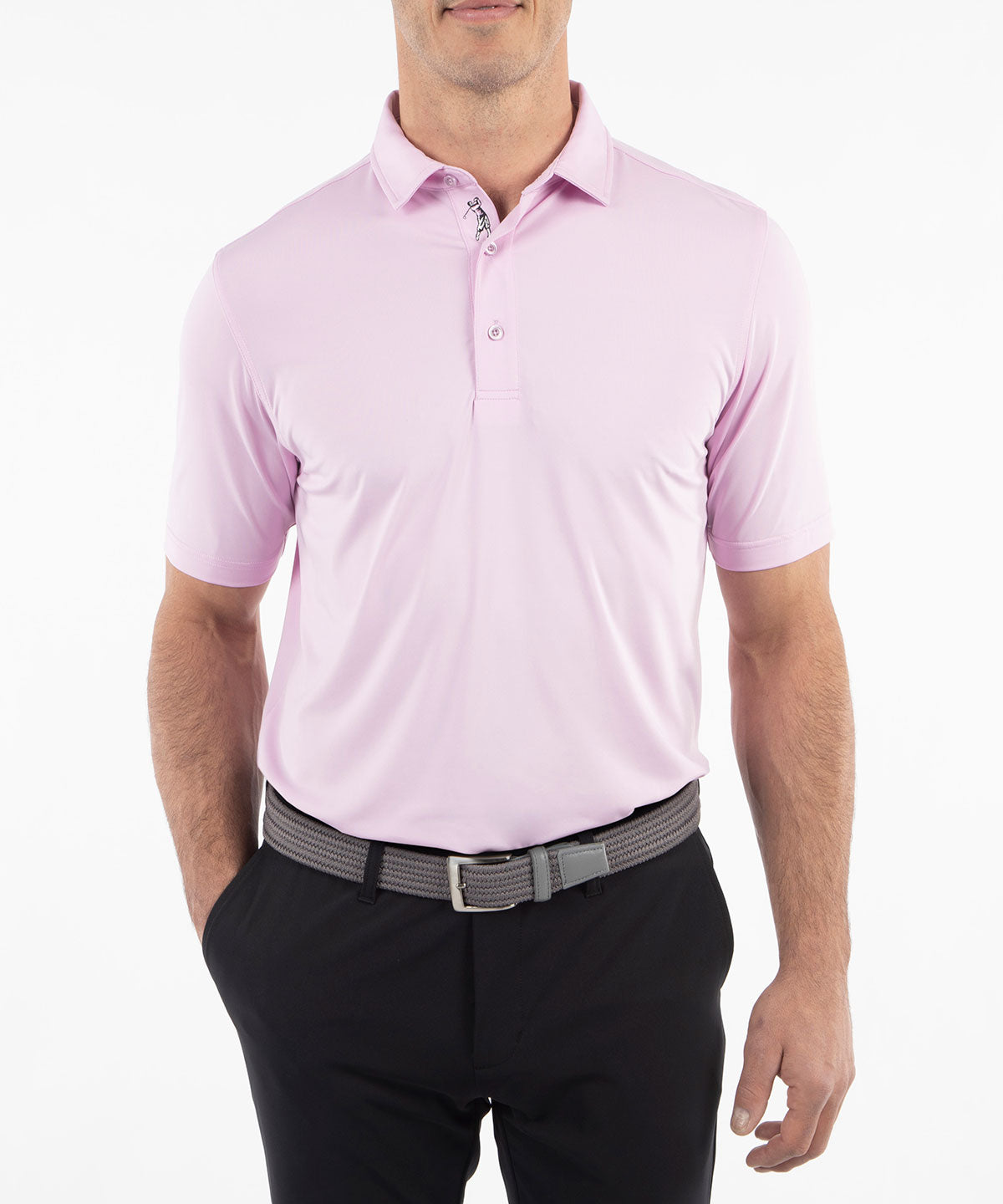 Performance Jersey Solid Polo Shirt