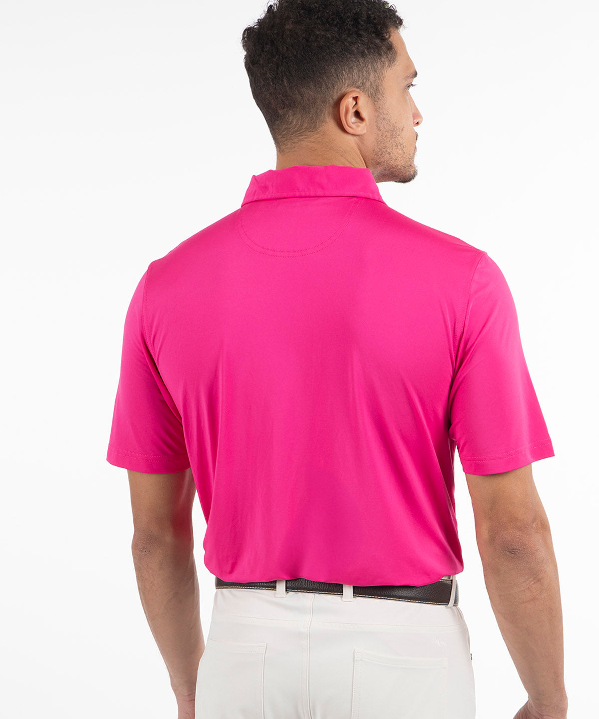 Performance Jersey Solid Polo Shirt