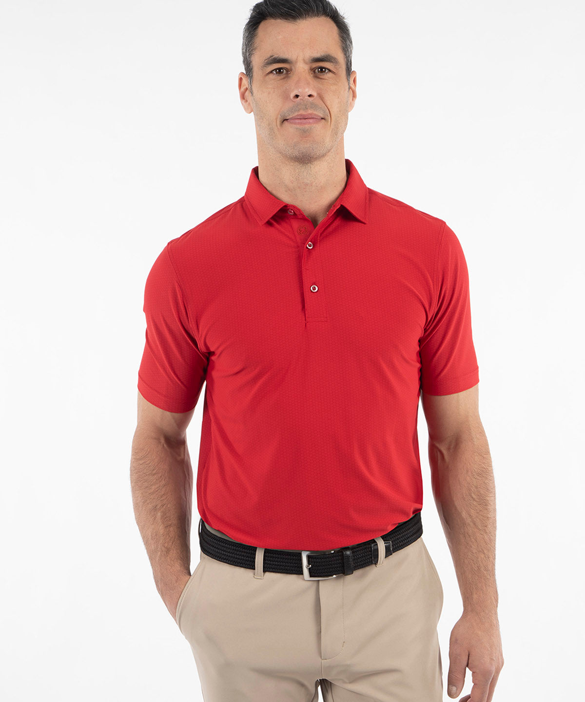 Performance Jersey Balata Print Polo