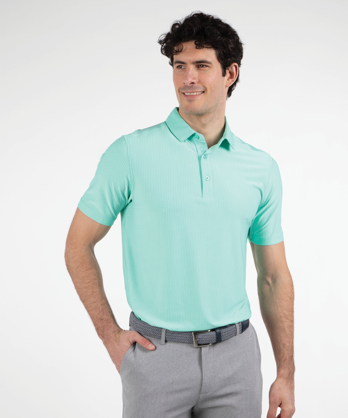 Performance Jersey Balata Print Polo