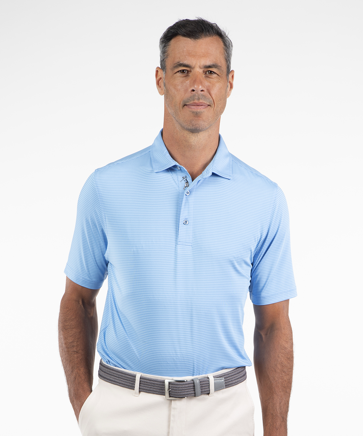 Performance Tonal Striped Polo