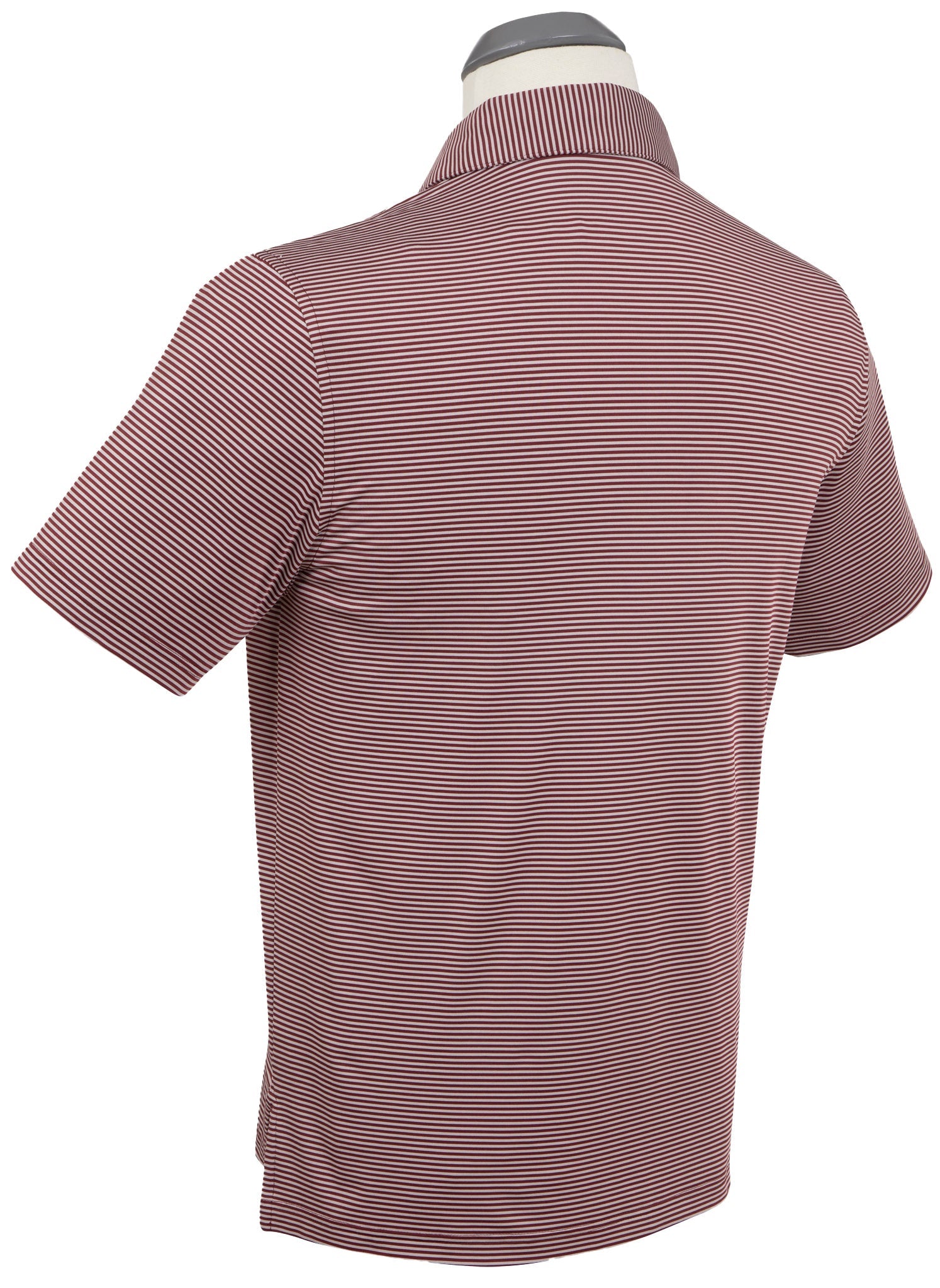Performance Jersey Mini Tonal Feed Stripe Polo