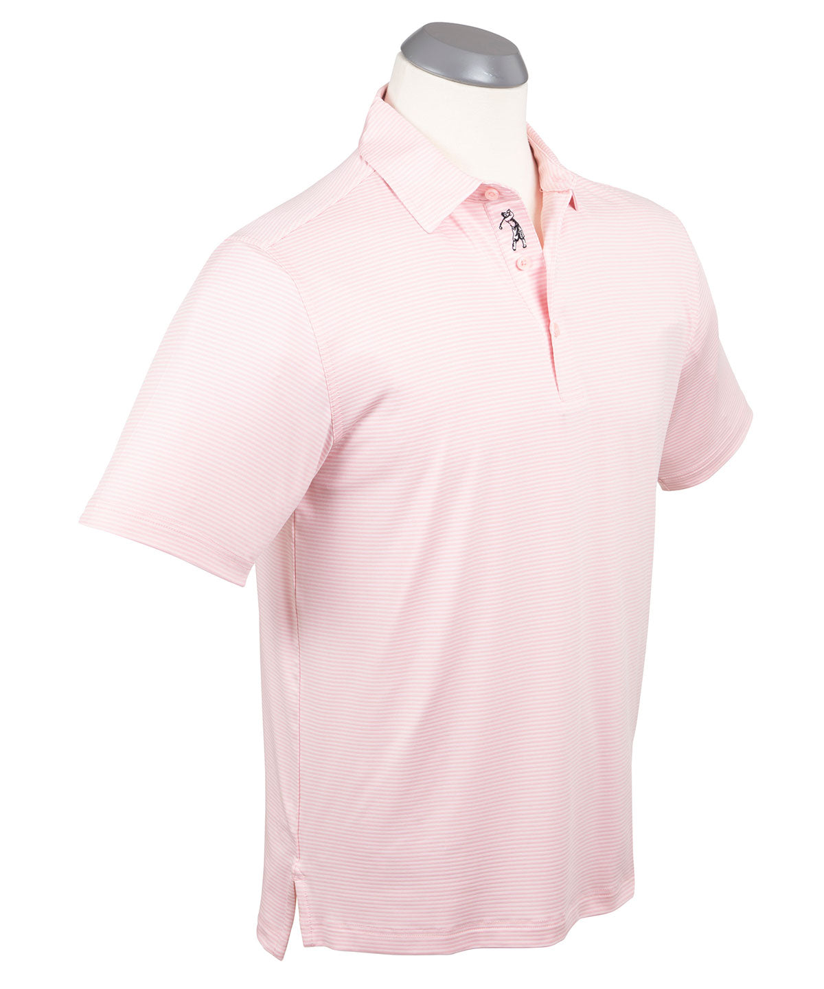 Performance Jersey Mini Tonal Feed Stripe Polo