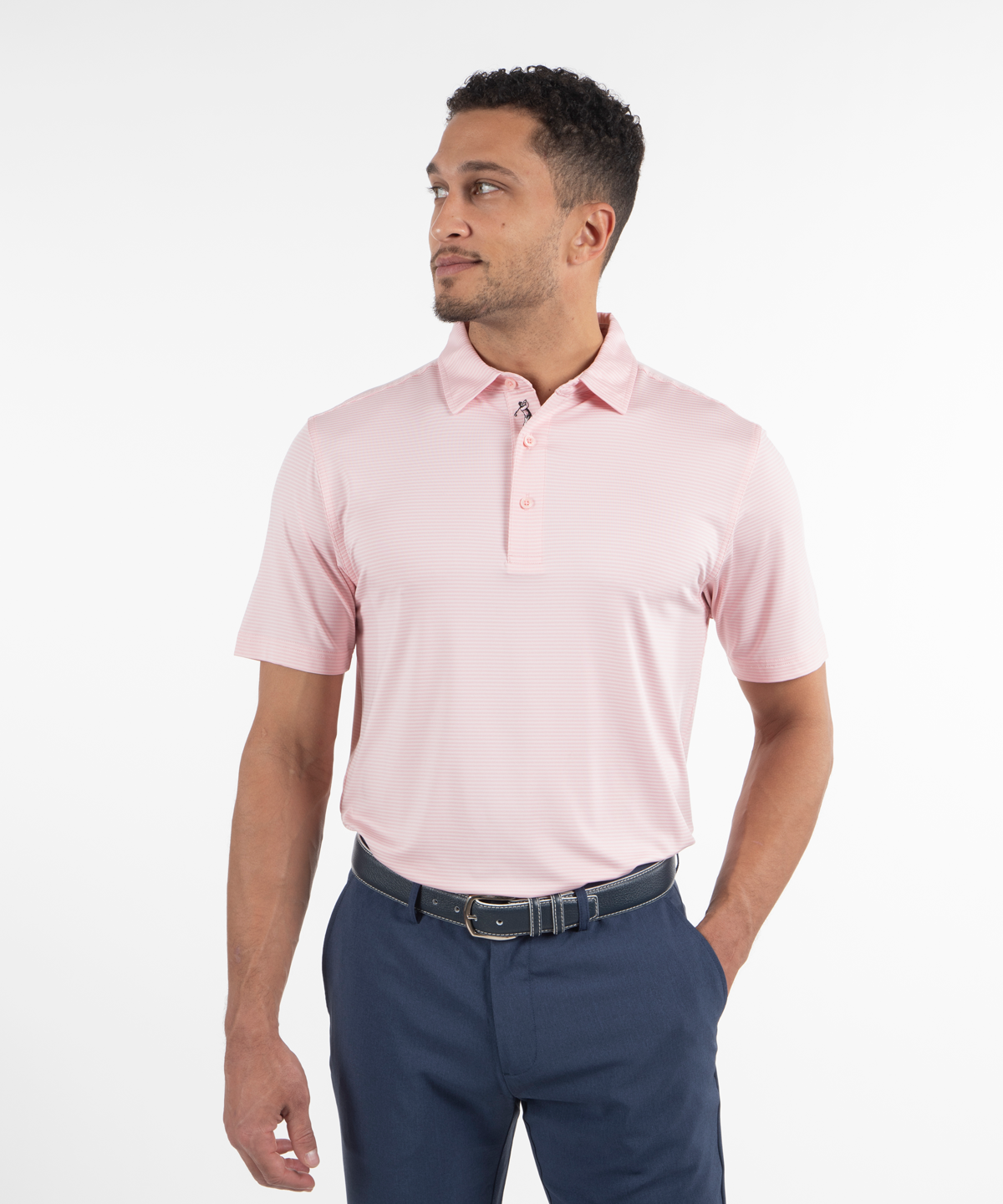 Performance Tonal Striped Polo