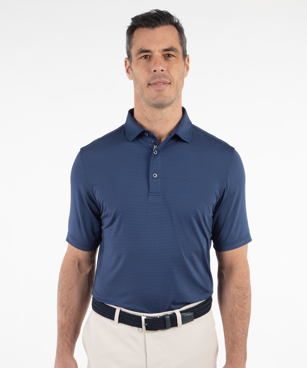 Performance Tonal Striped Polo