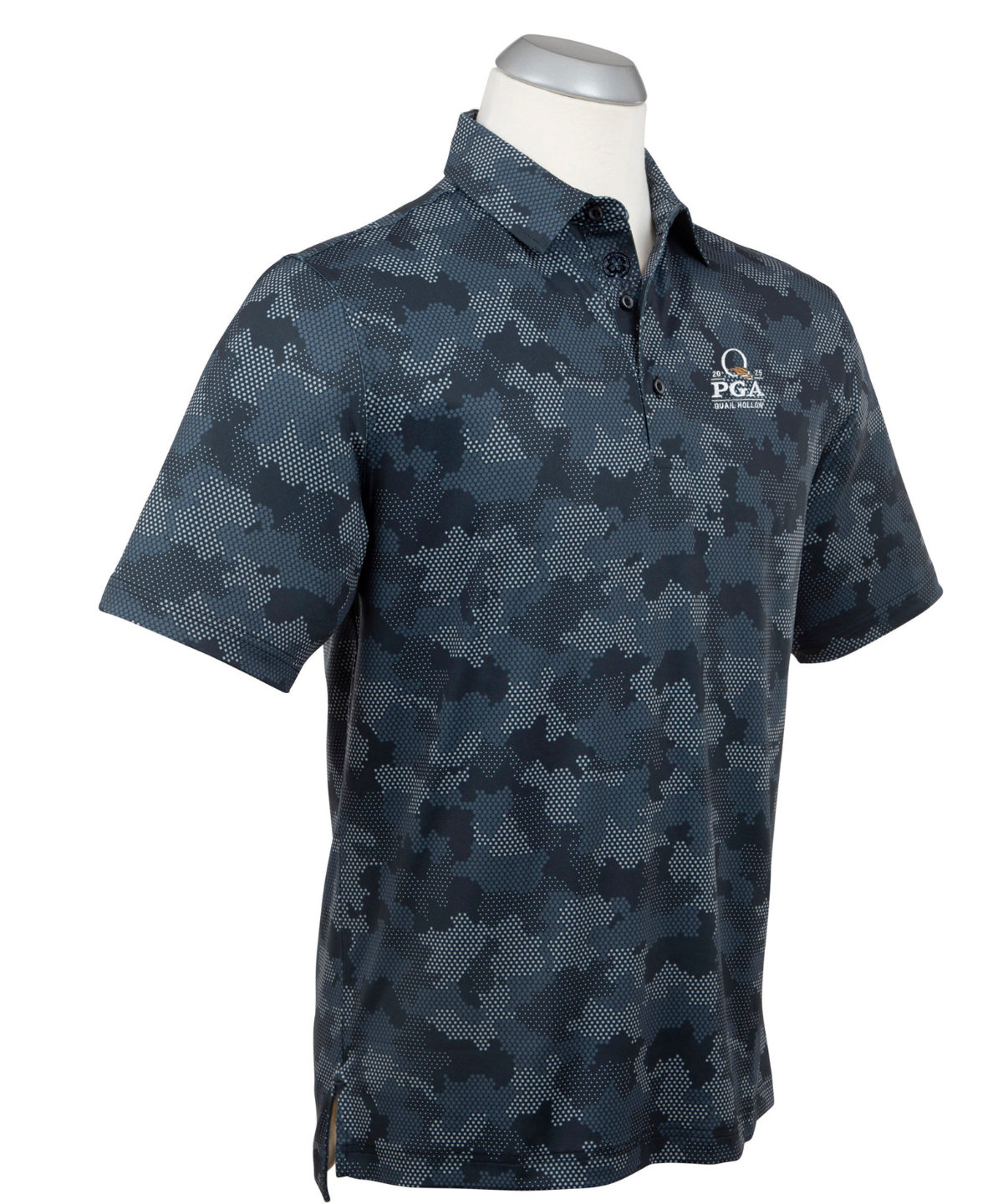 2025 PGA Championship Men's Performance Jersey Armed Forces Camo Print Polo
