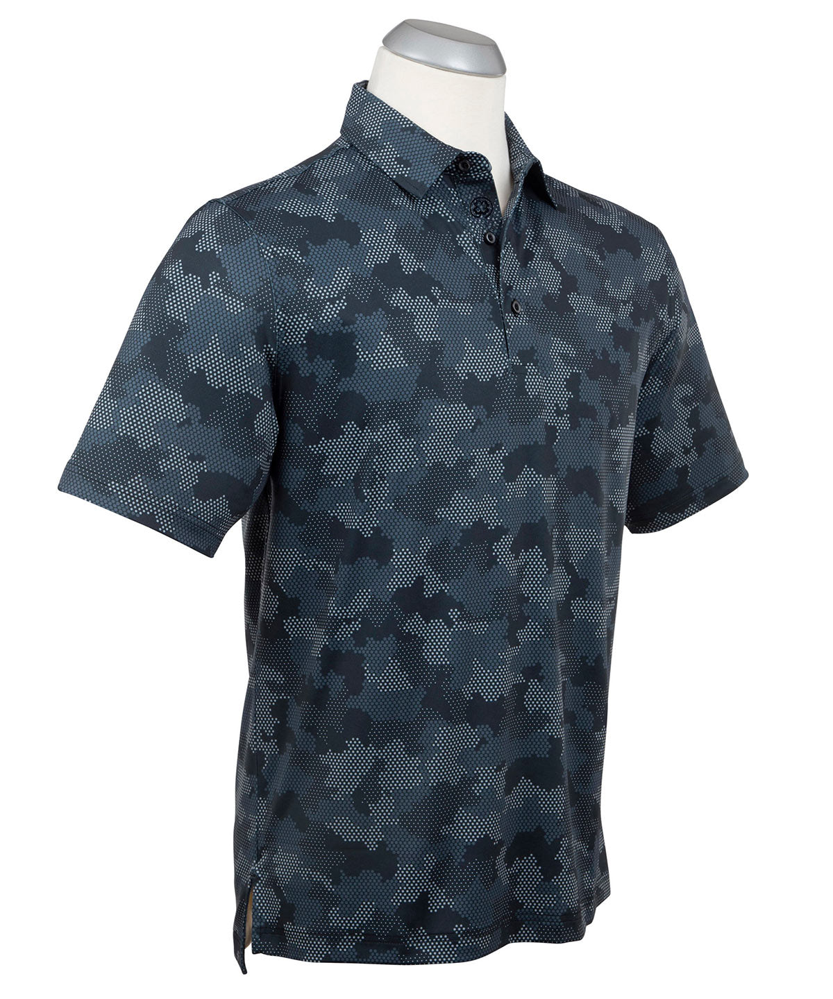 Performance Jersey Armed Forces Camo Print Polo