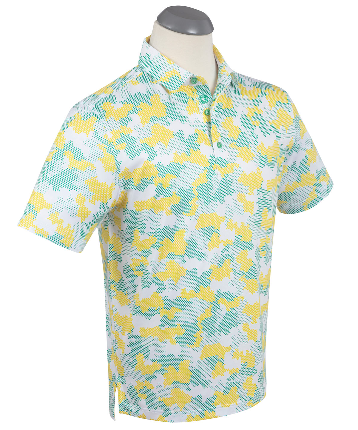 Performance Jersey Armed Forces Camo Print Polo