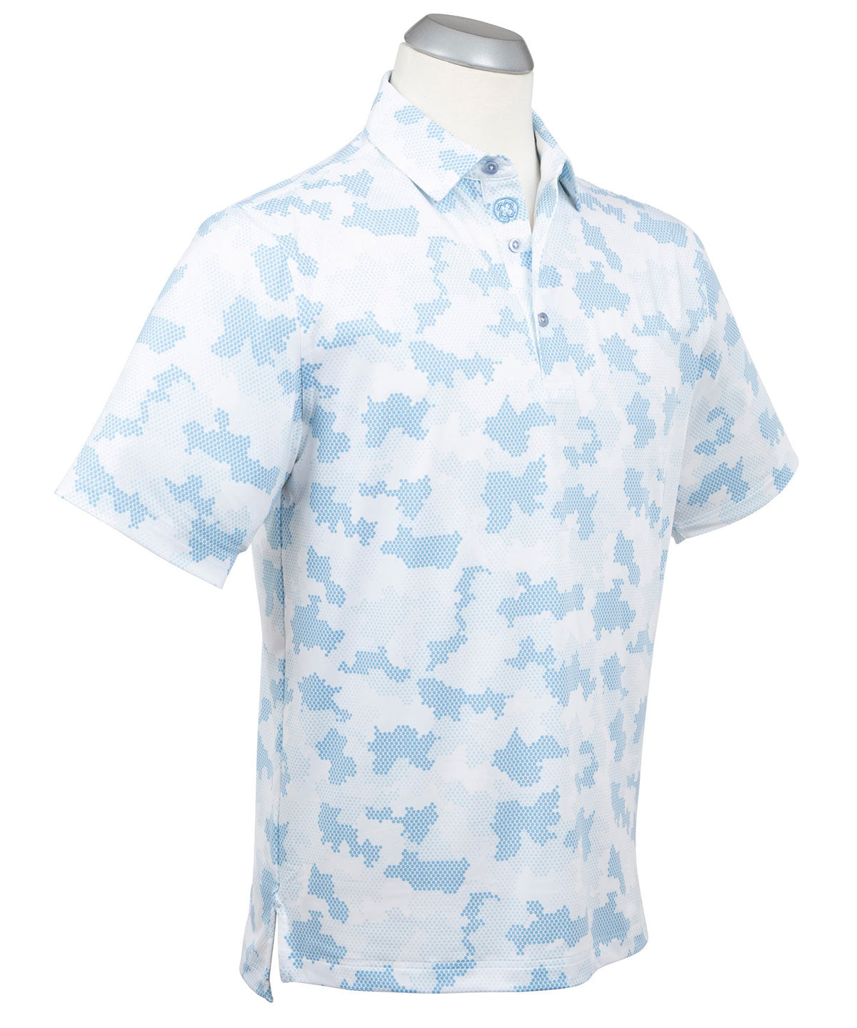 Performance Jersey Armed Forces Camo Print Polo