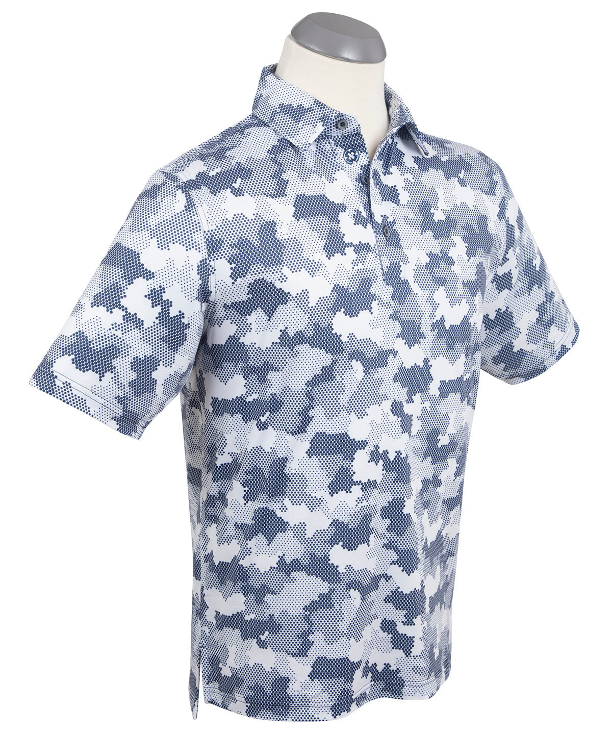 Performance Jersey Armed Forces Camo Print Polo