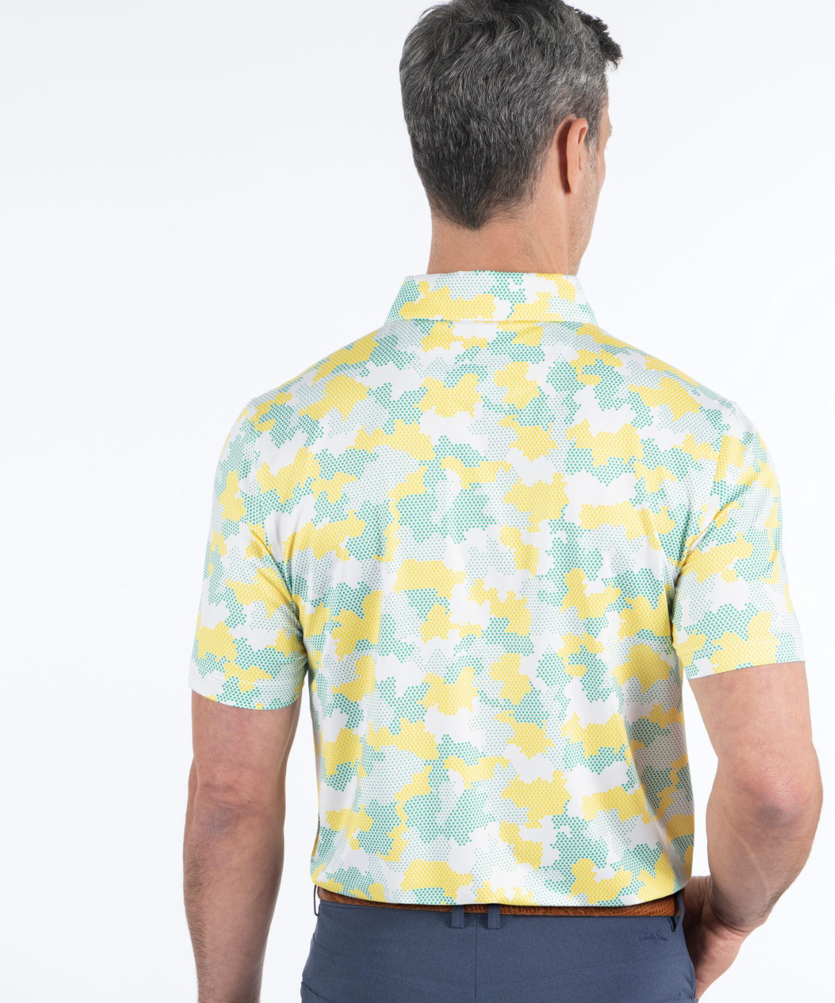 Performance Jersey Armed Forces Camo Print Polo