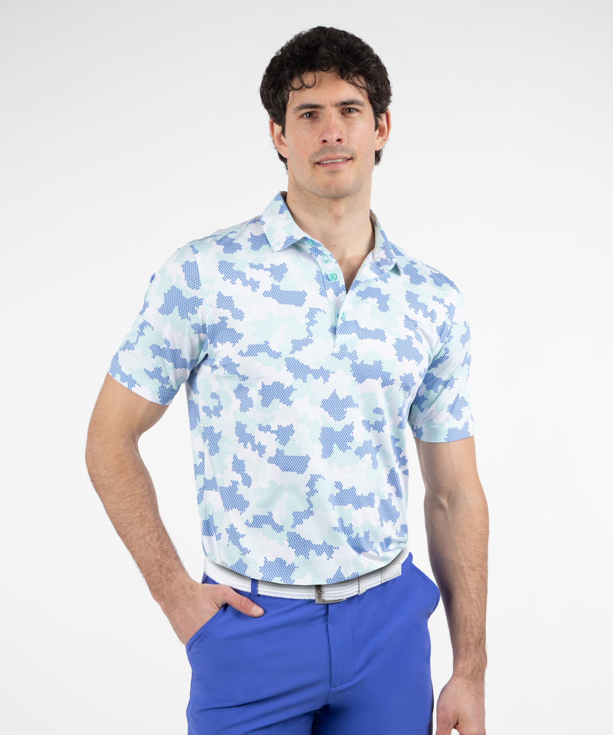 Performance Armed Forces Camo Jersey Polo