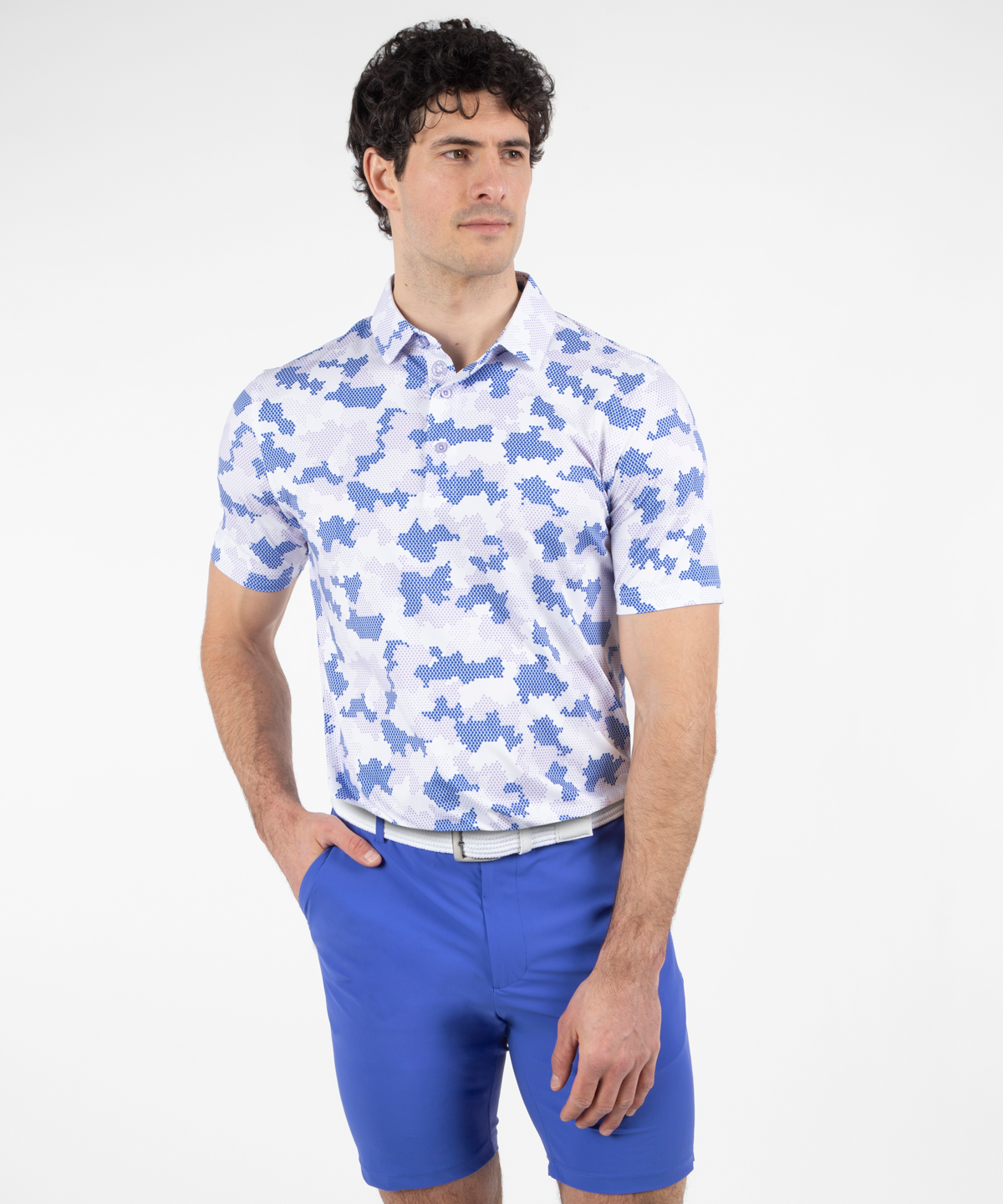 Performance Armed Forces Camo Jersey Polo