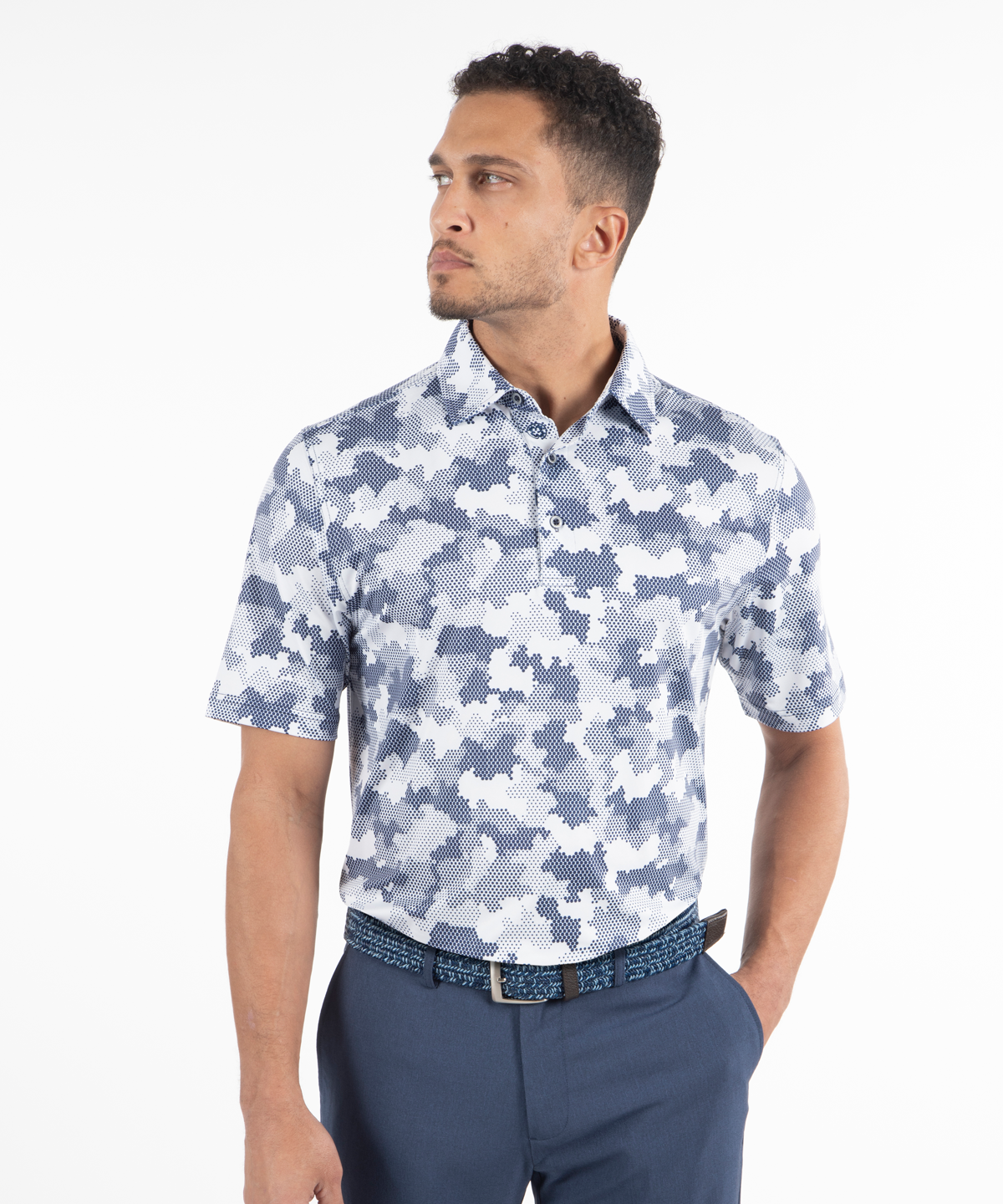 Performance Armed Forces Camo Jersey Polo