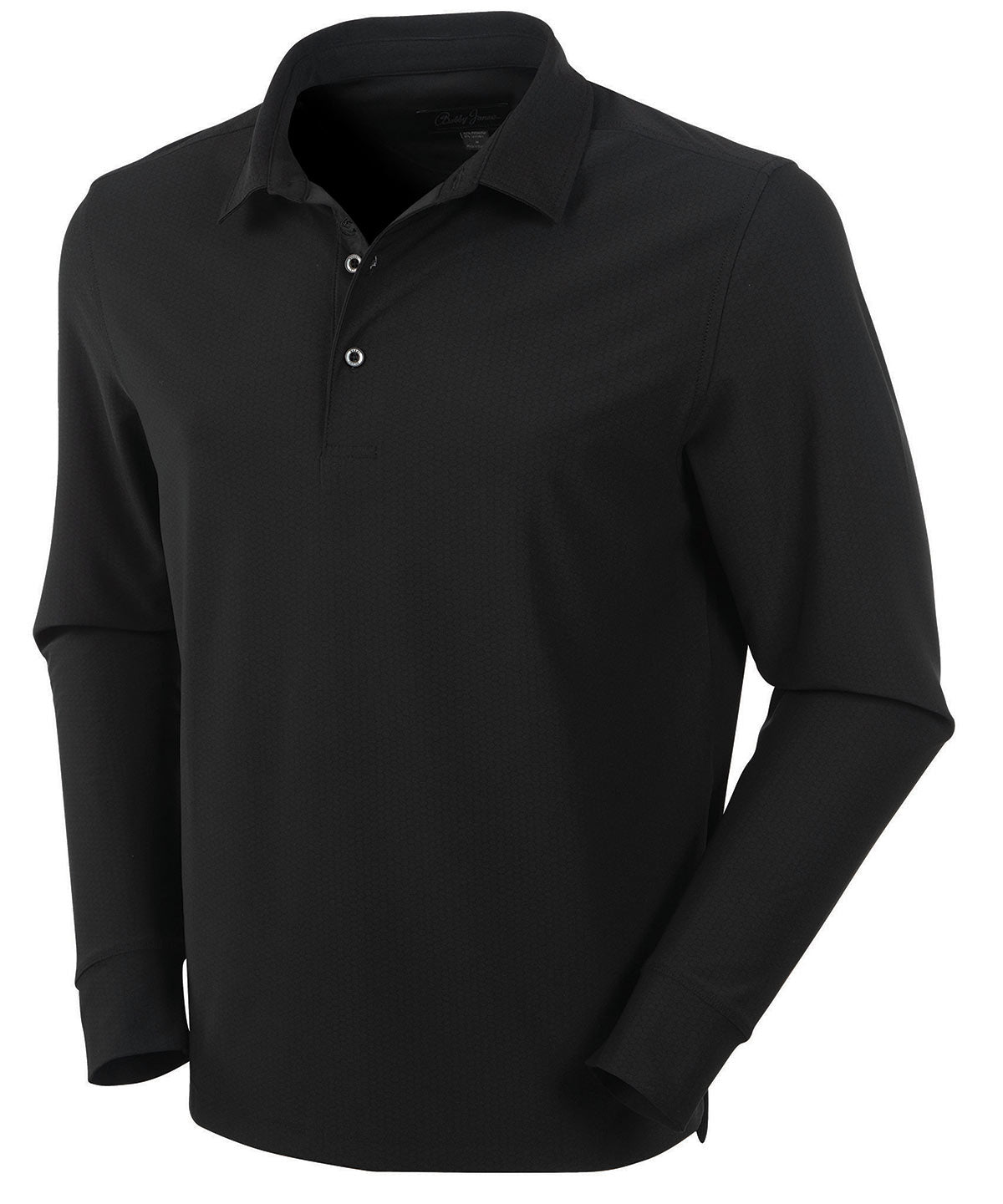 Performance Jersey Balata Print Long-Sleeve Polo