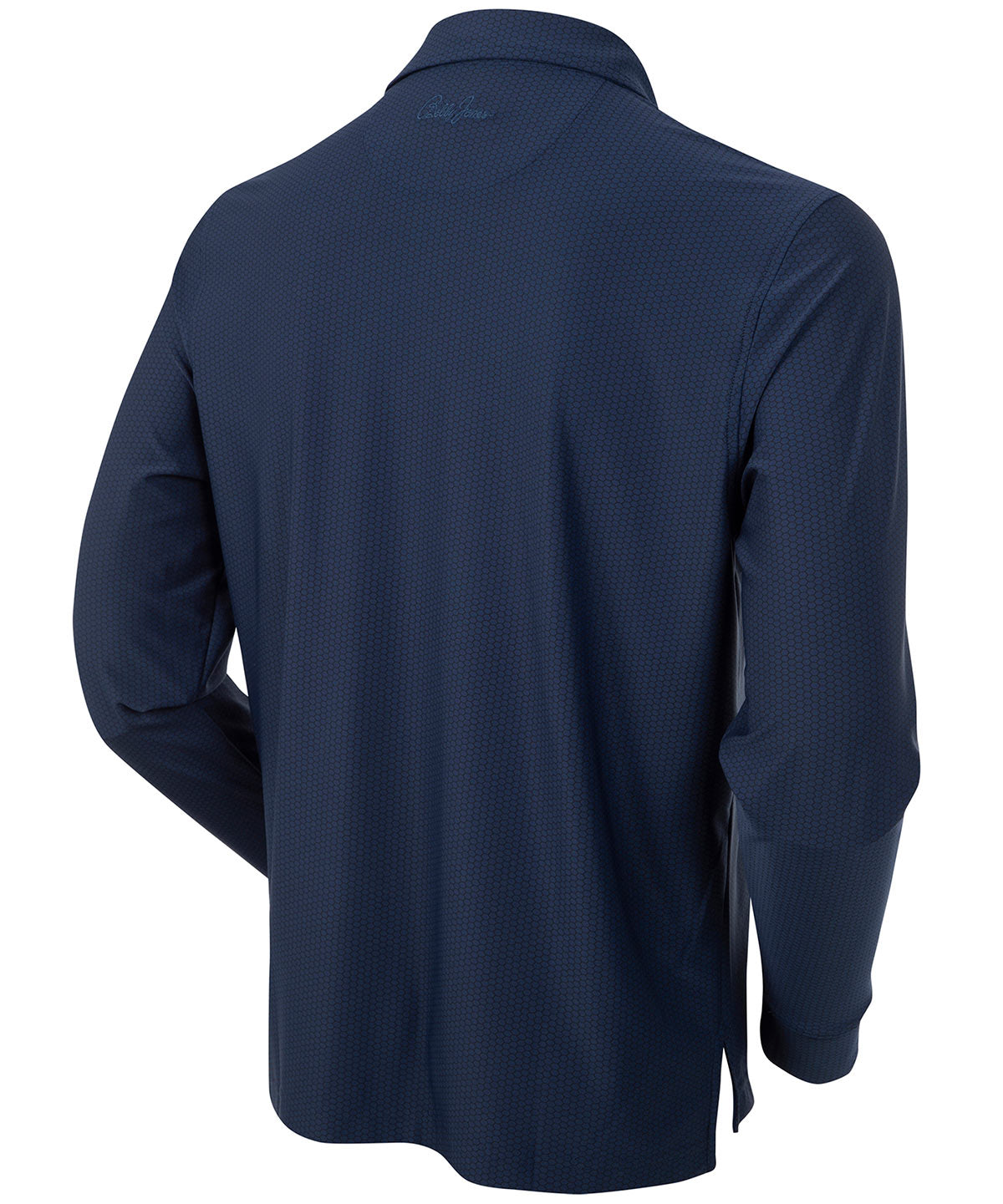 Performance Jersey Balata Print Long-Sleeve Polo