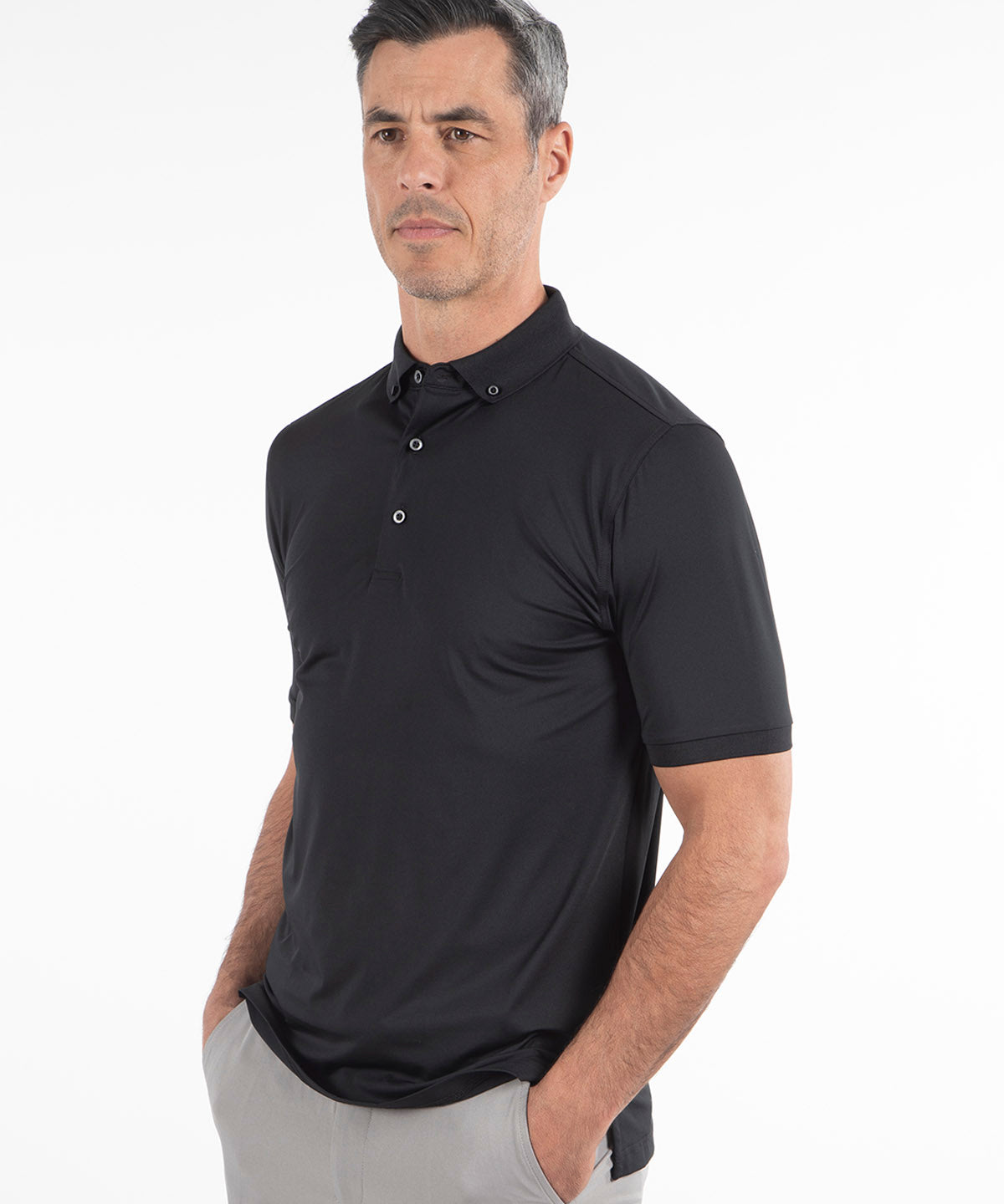 Performance Rib Knit Polo