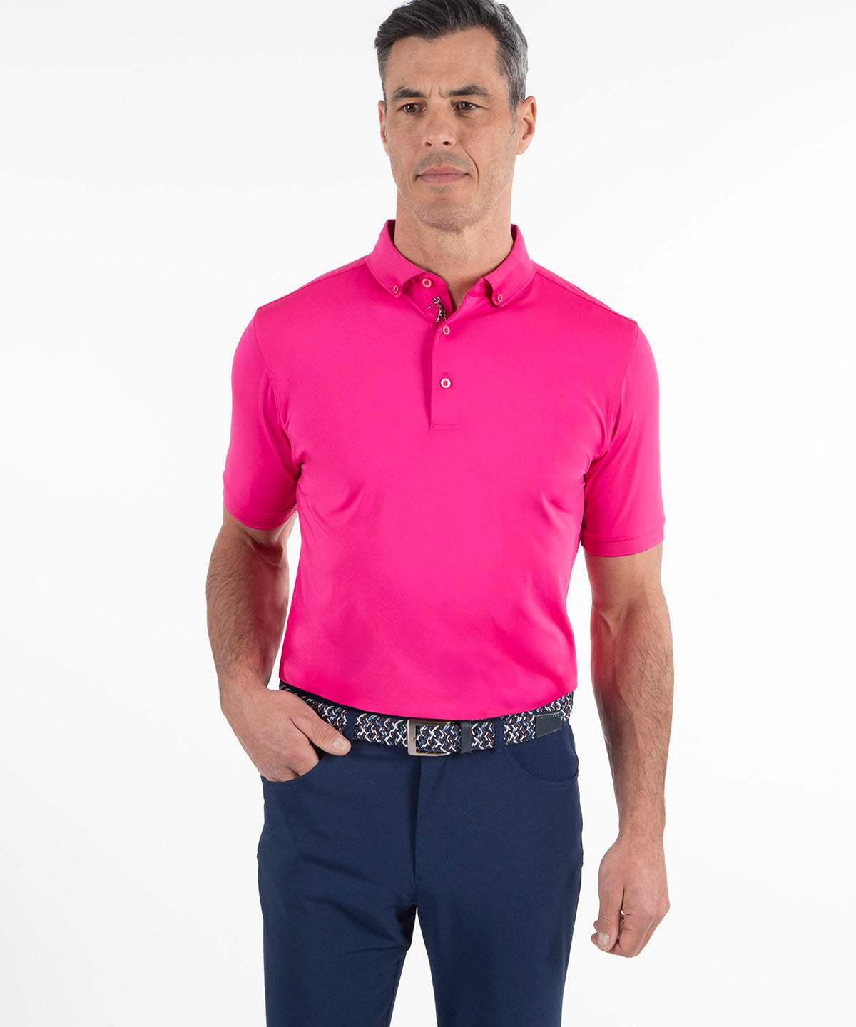 Performance Rib Knit Polo