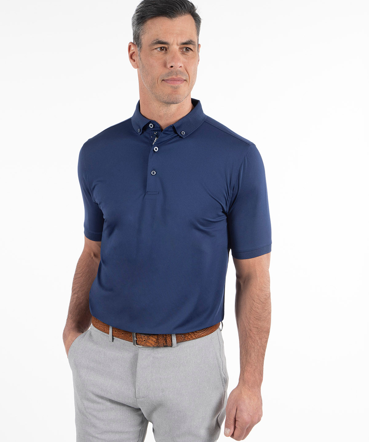 Performance Rib Knit Polo