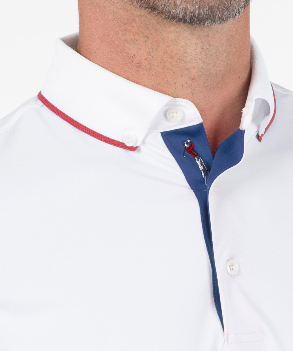 Performance Polo with Contrast Tipping