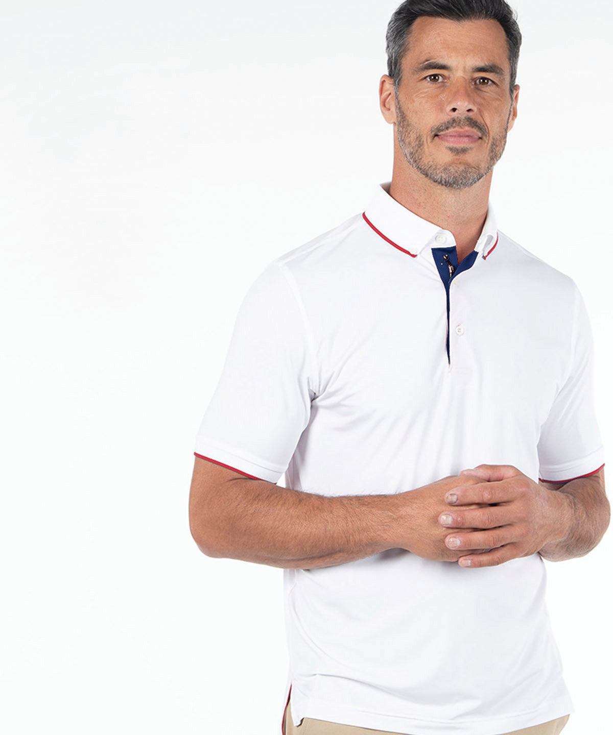 Performance Polo with Contrast Tipping