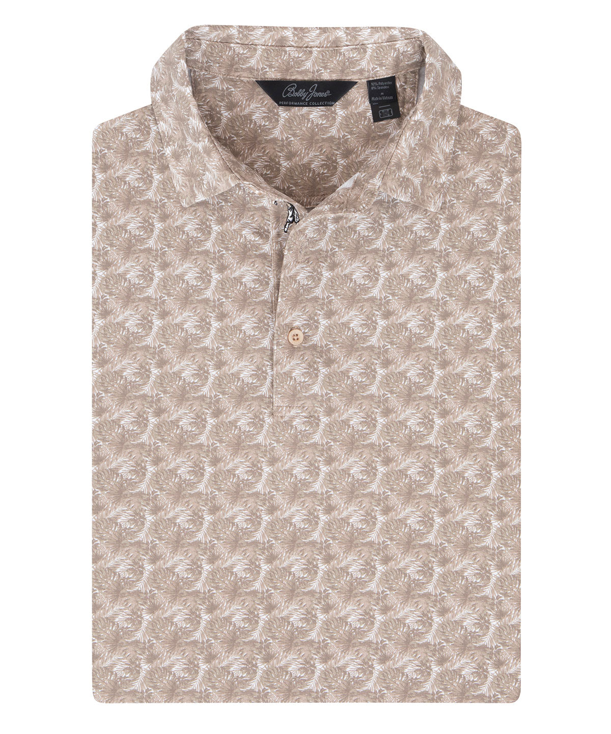 Performance Tropical Print Polo