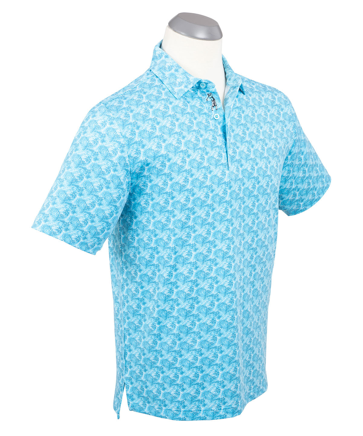 Performance Tropical Print Polo