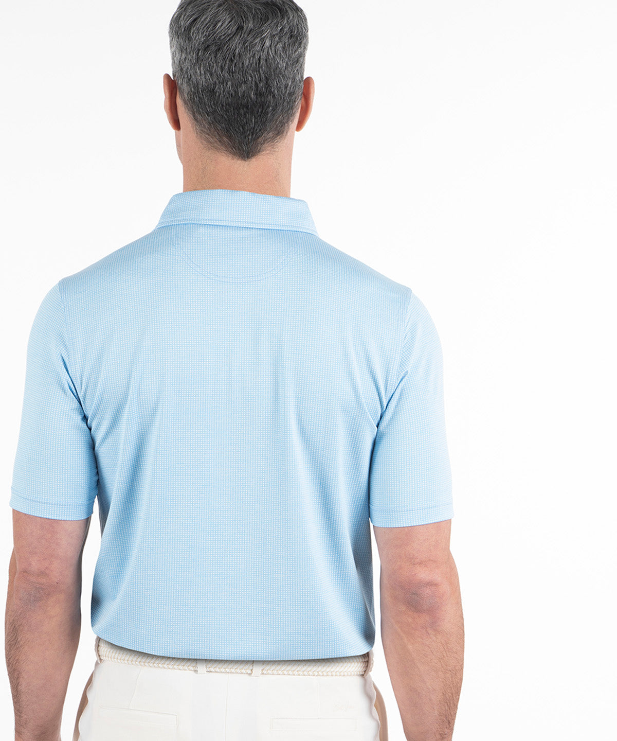 Performance Gingham Jacquard Polo