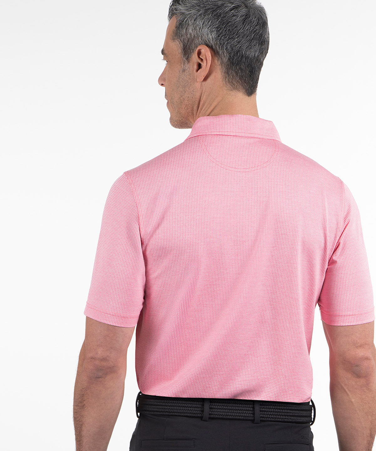 Performance Gingham Jacquard Polo