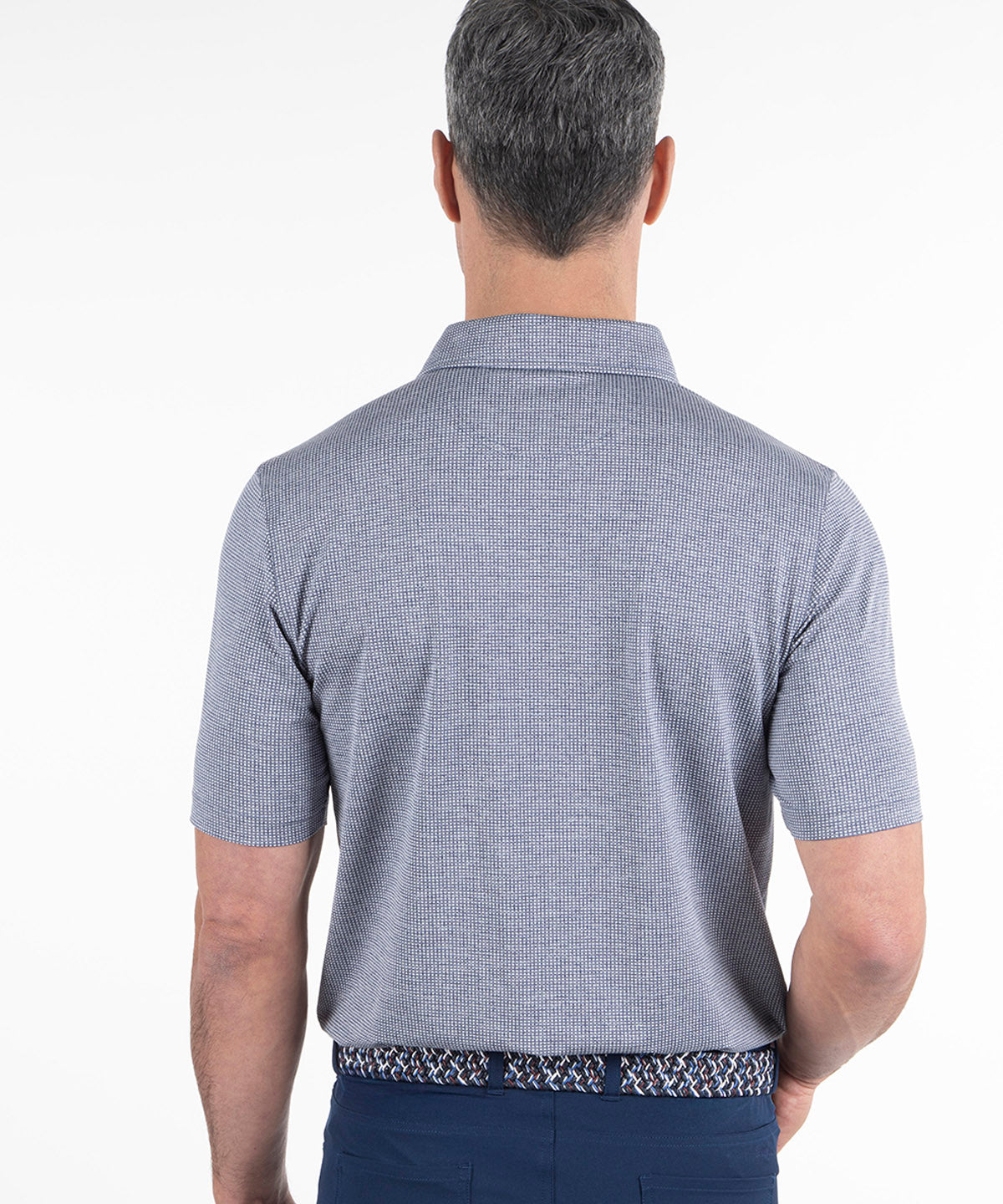 Performance Gingham Jacquard Polo