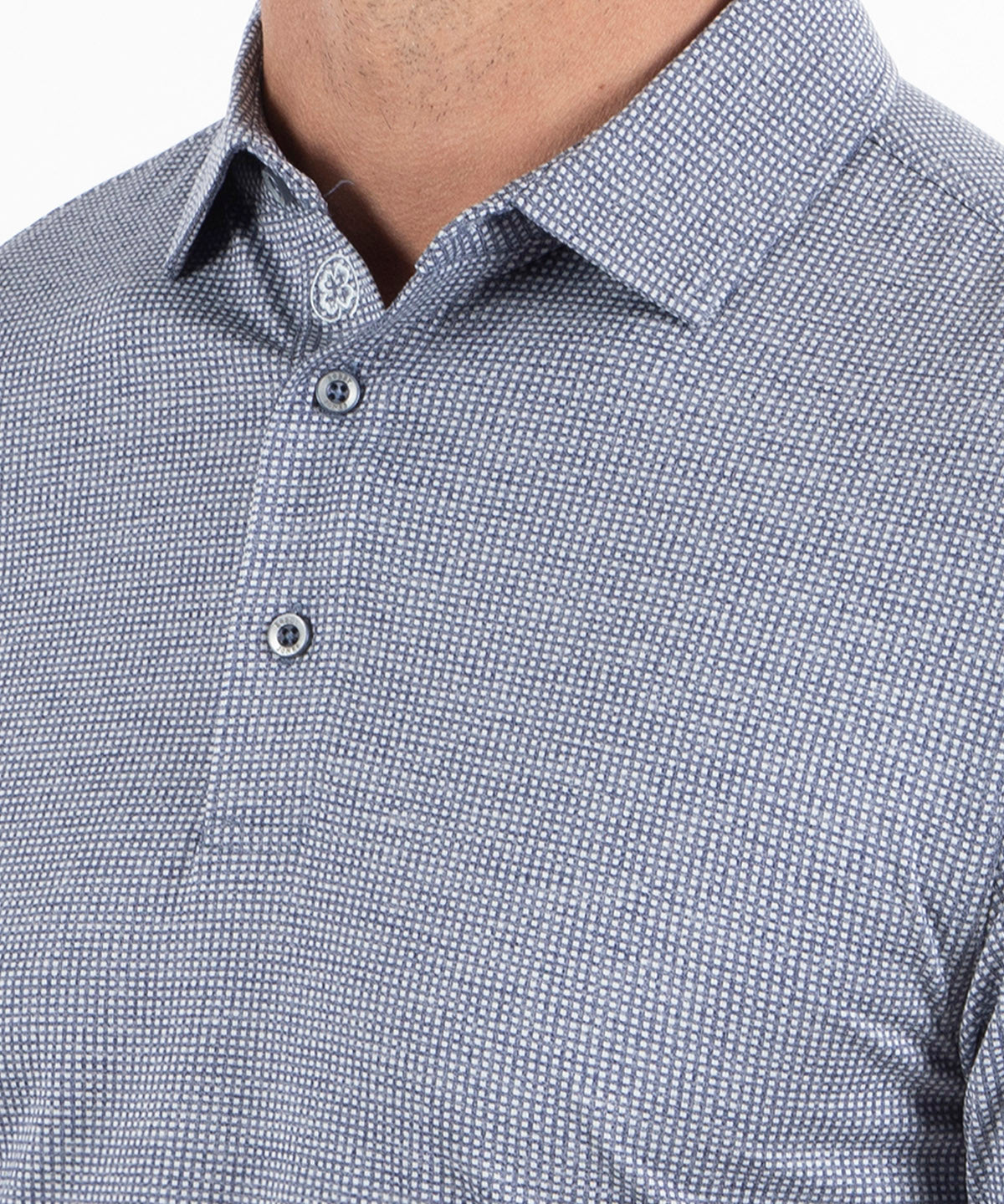 Performance Gingham Jacquard Polo
