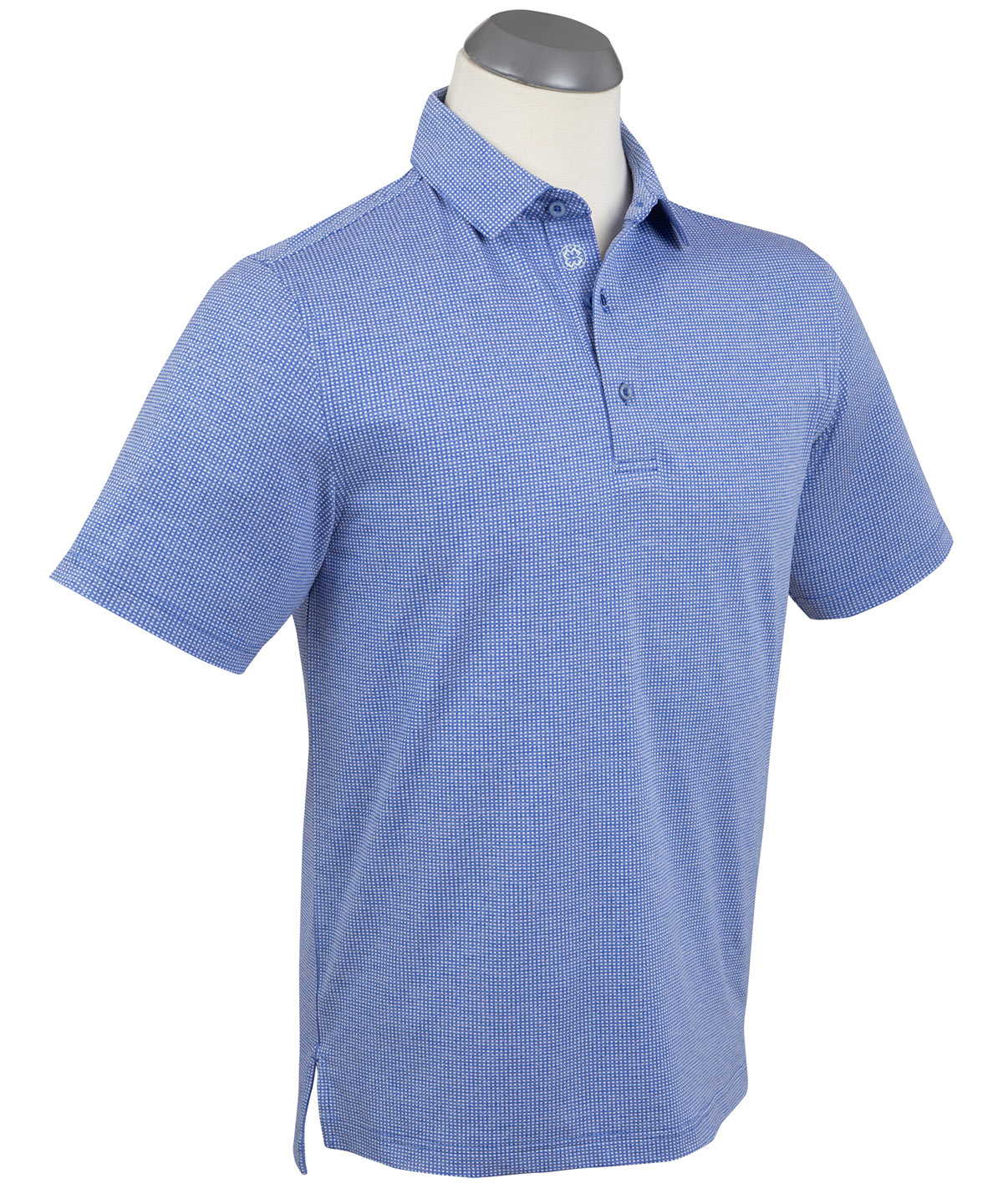 Performance Gingham Jacquard Polo