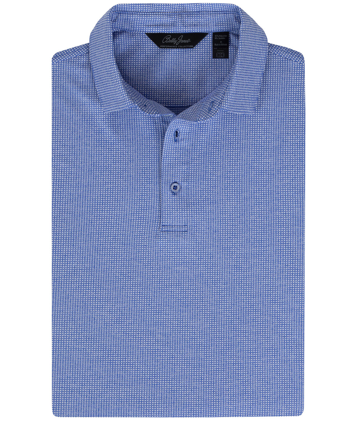 Performance Gingham Jacquard Polo