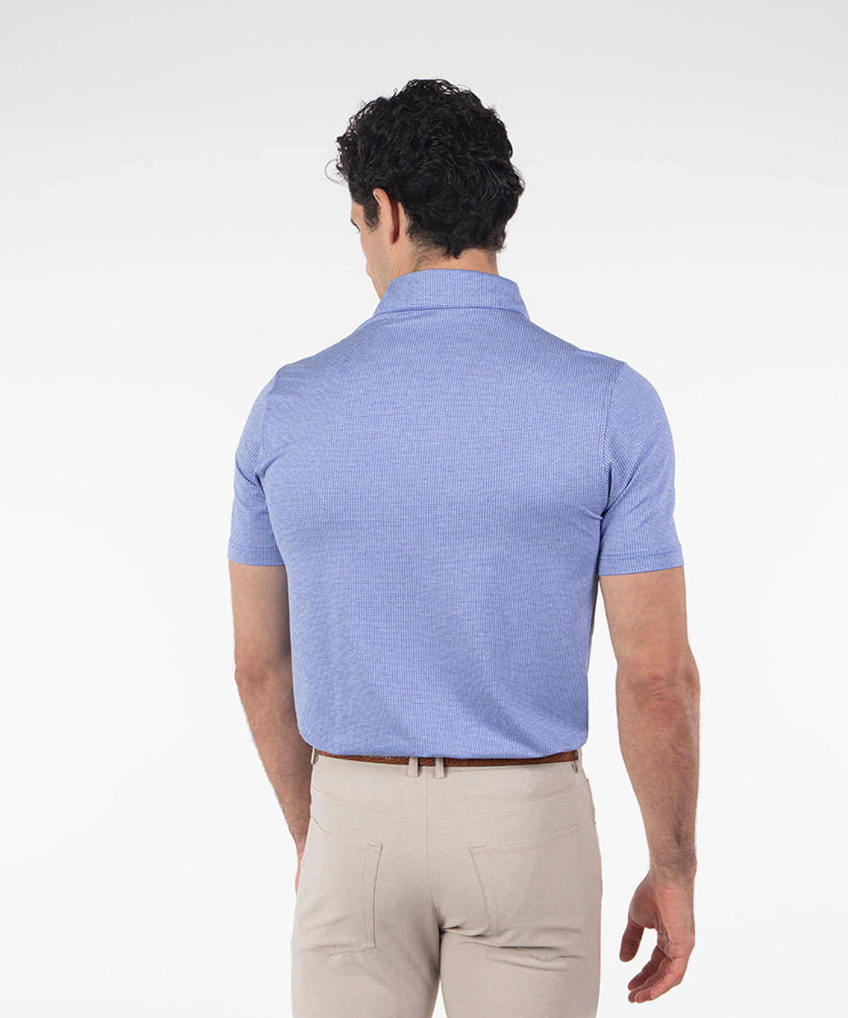 Performance Gingham Jacquard Polo