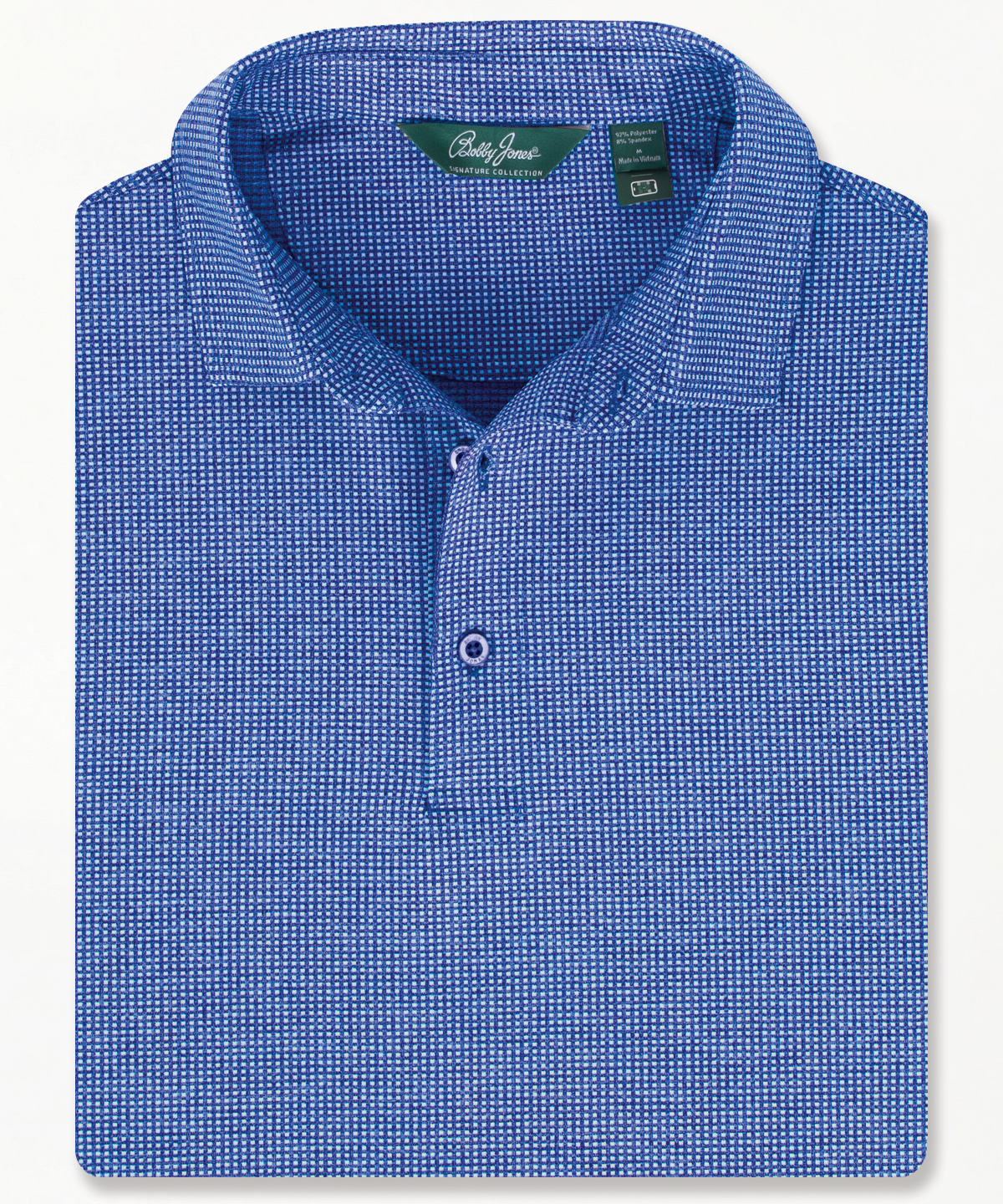 Performance Gingham Jacquard Polo