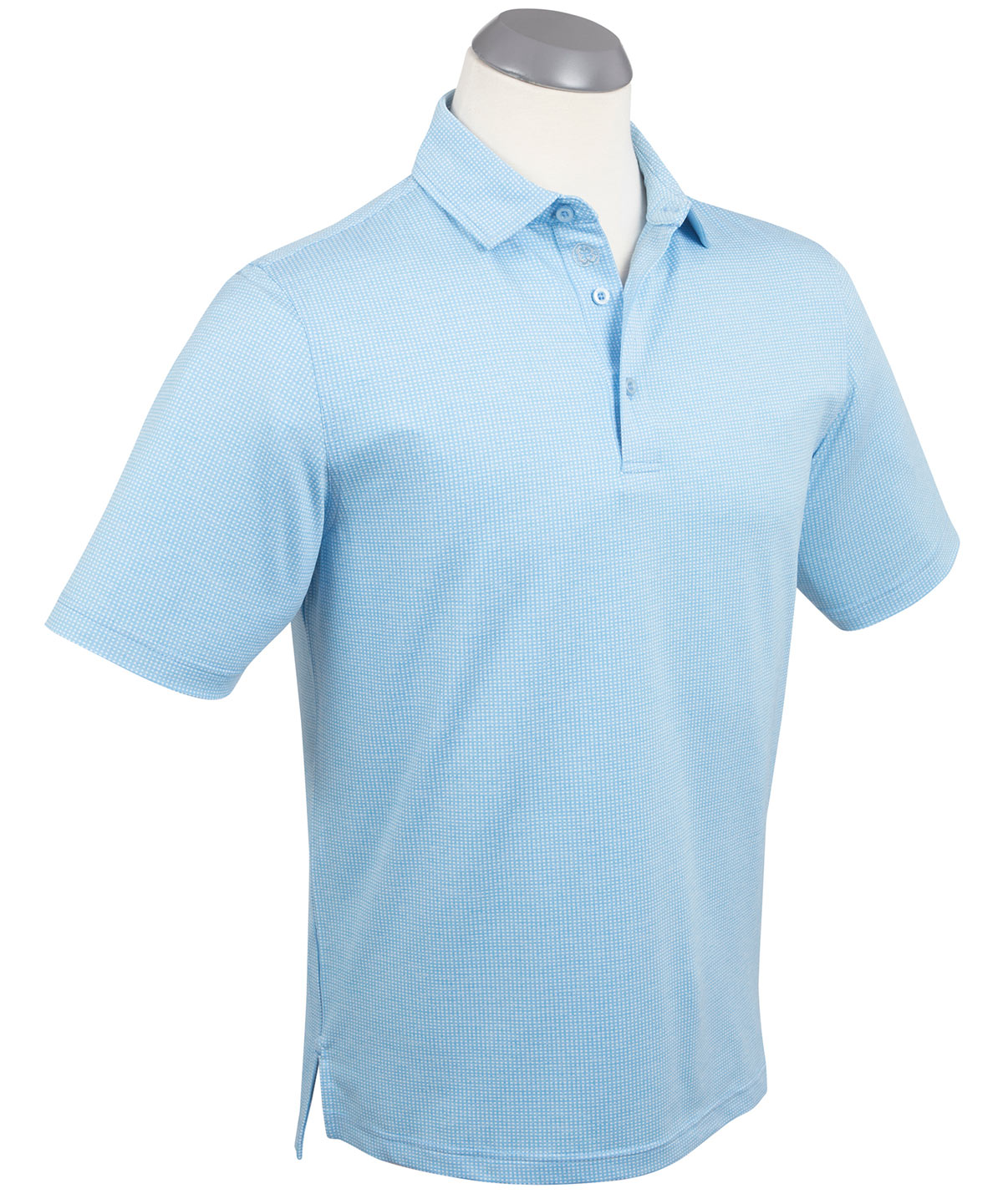 Performance Gingham Jacquard Polo