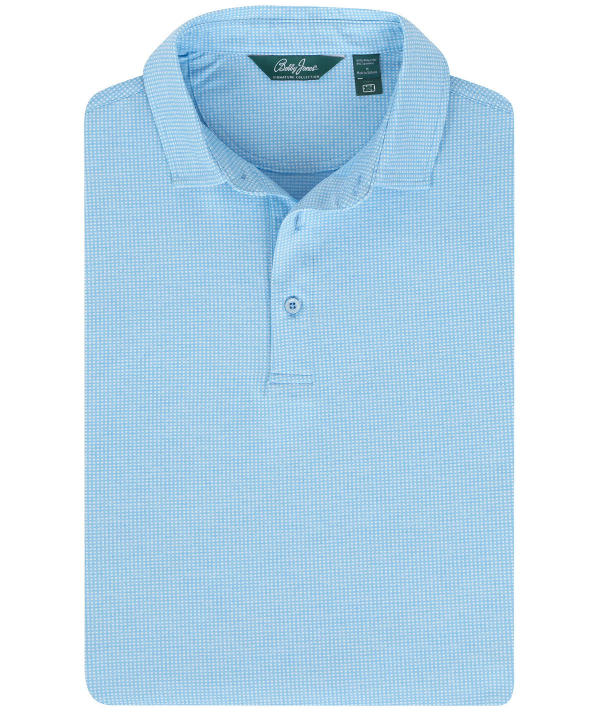 Performance Gingham Jacquard Polo