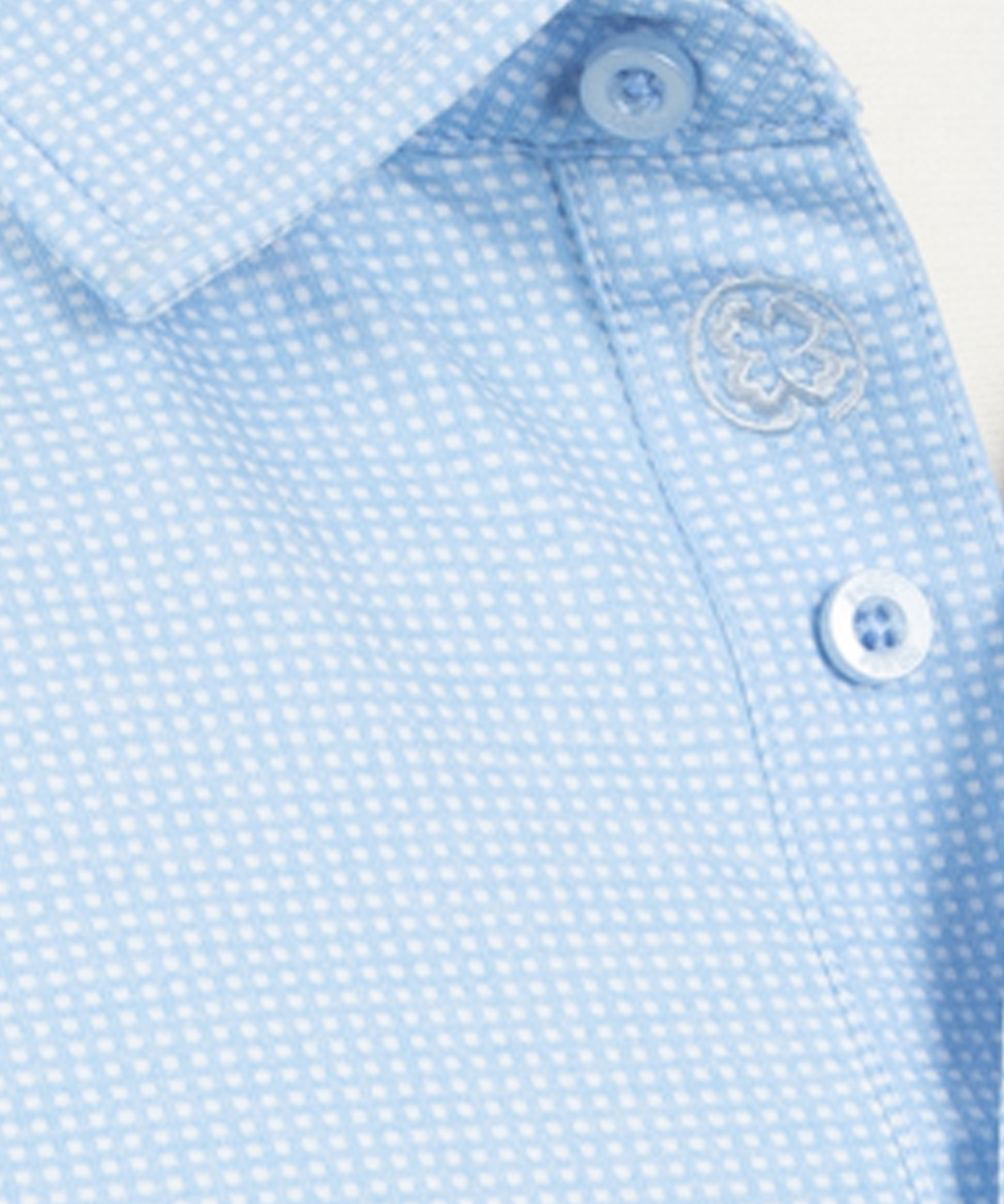 Performance Gingham Jacquard Polo