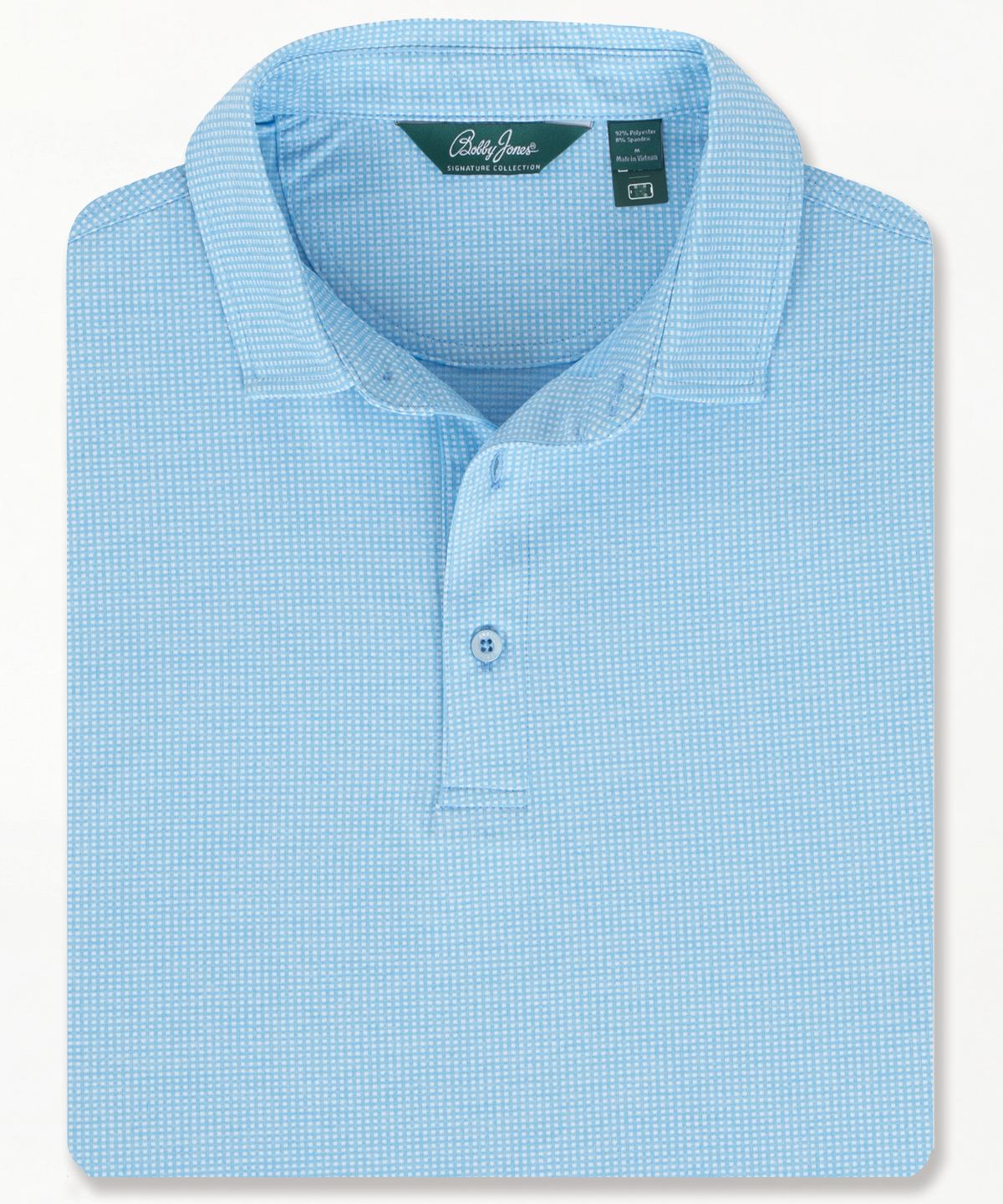 Performance Gingham Jacquard Polo