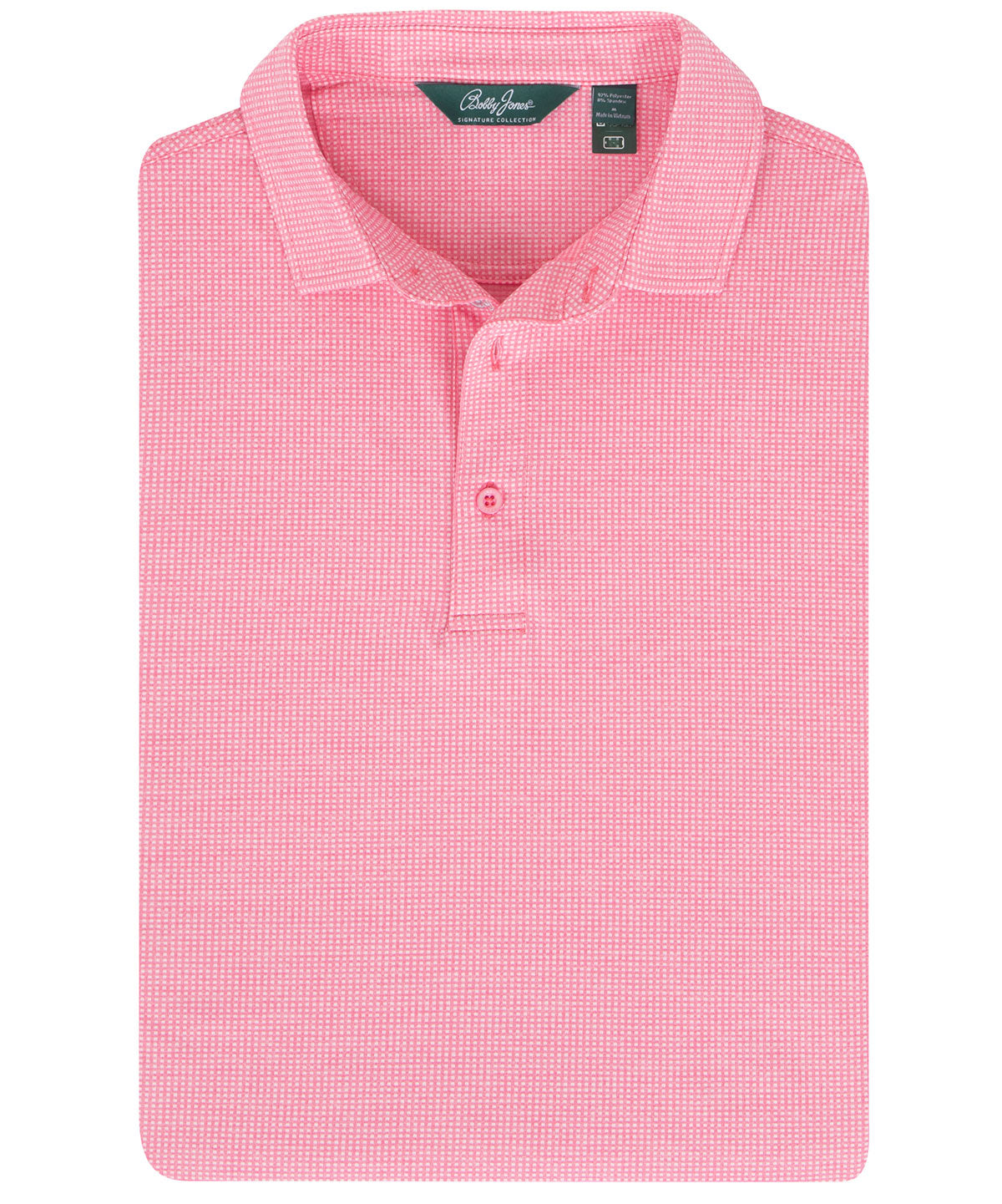 Performance Gingham Jacquard Polo