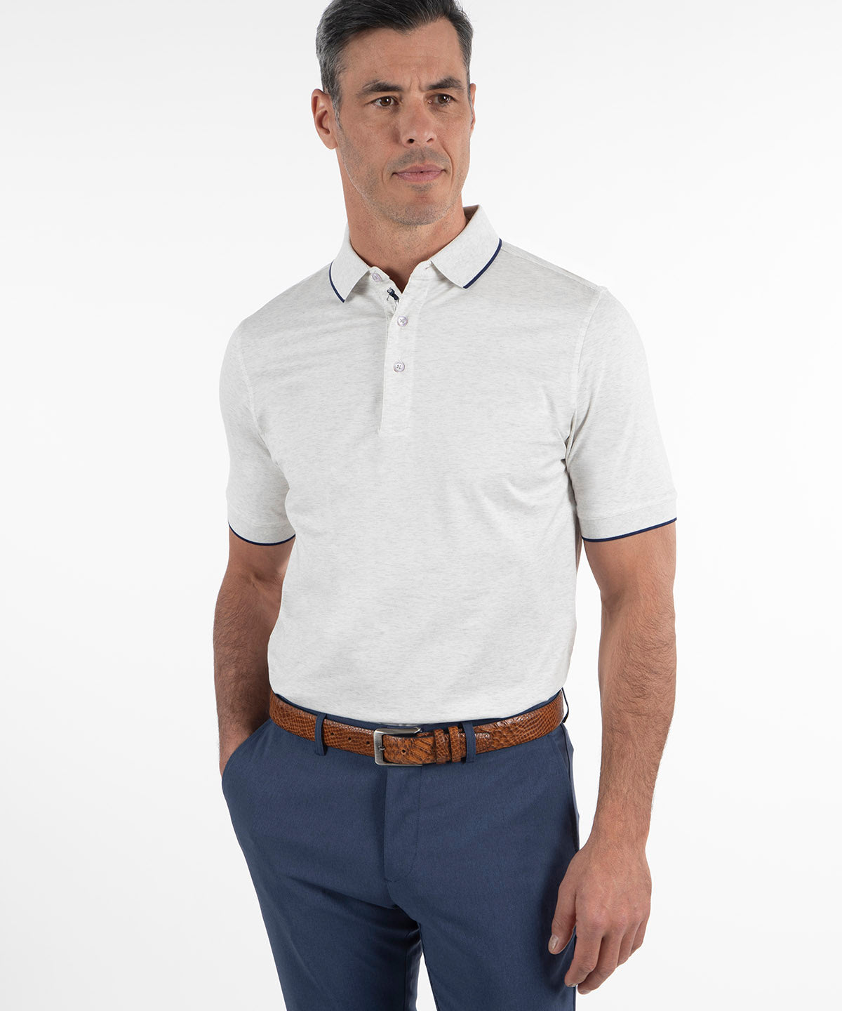 Signature Westhill Solid Mercerized Cotton Polo